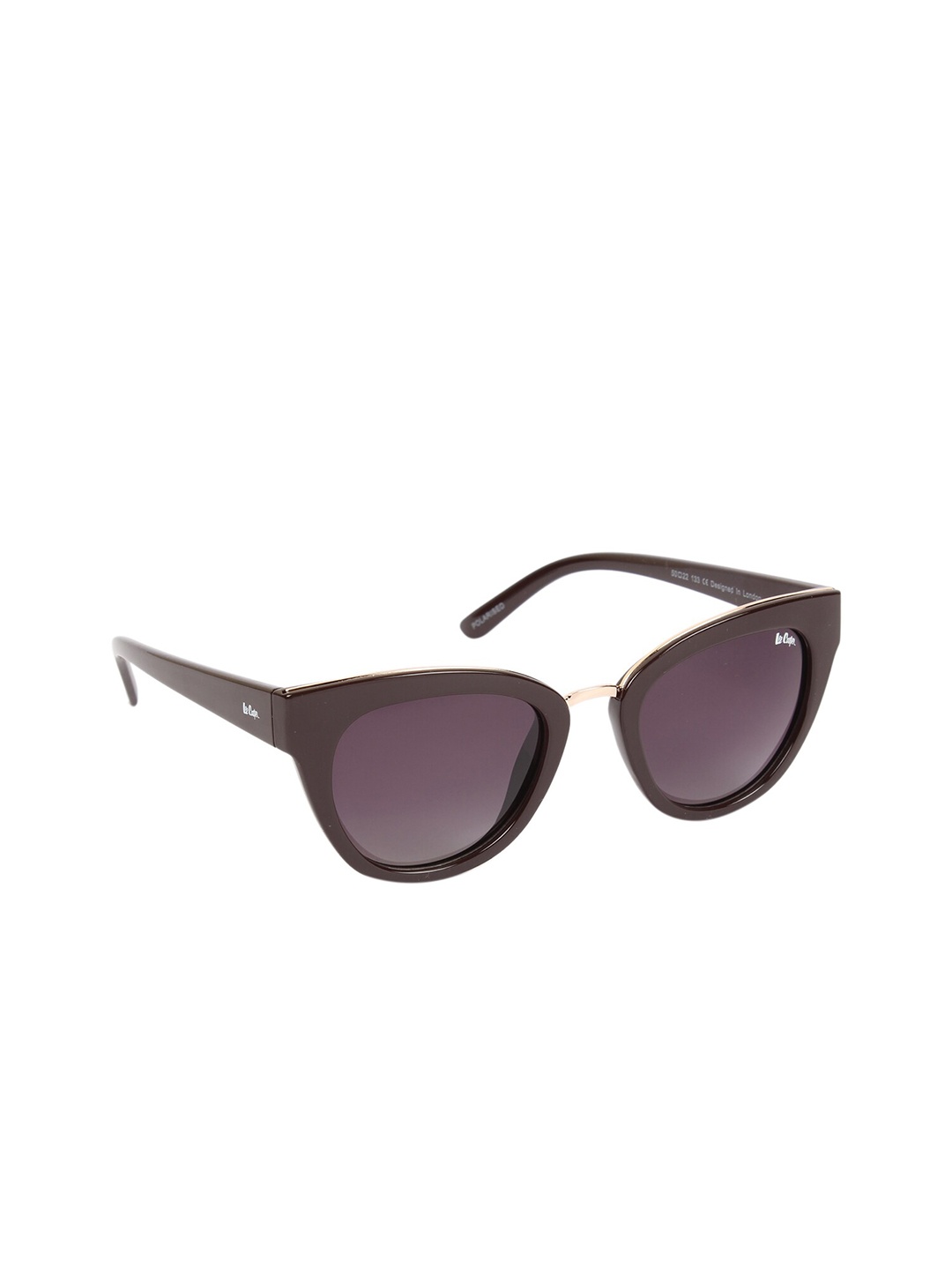 Lee Cooper Women Purple Lens & Brown Cateye Sunglasses with Polarised Lens LC9166NTBPOL
Lee Cooper Women Purple Lens & Brown Cateye Sunglasses with Polarised Lens LC9166NTBPOL