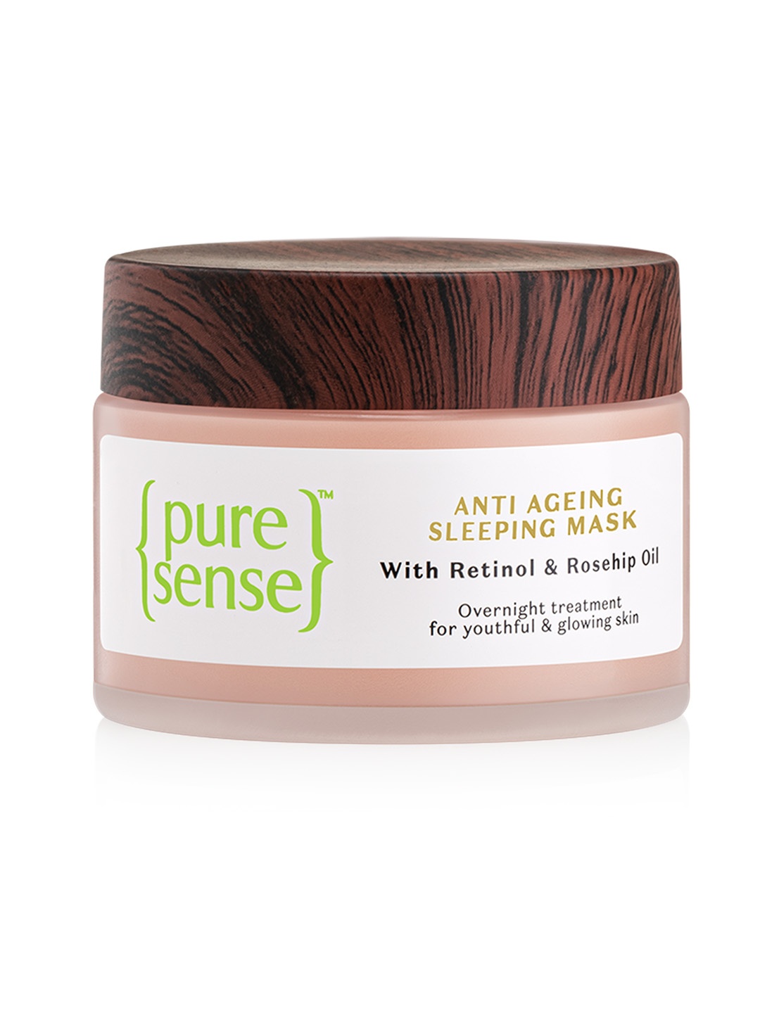 Pure Sense Anti Ageing Sleeping Mask with Retinol & Rosehip Oil Face Moisturiser - 50g, Pink
Pure Sense Anti Ageing Sleeping Mask with Retinol & Rosehip Oil Face Moisturiser - 50g, Pink