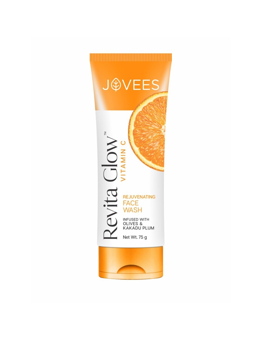 Jovees Revita Glow Vitamin C Face Wash Infused with Olives & Kakadu Plum - 75 g, Orange
Jovees Revita Glow Vitamin C Face Wash Infused with Olives & Kakadu Plum - 75 g, Orange