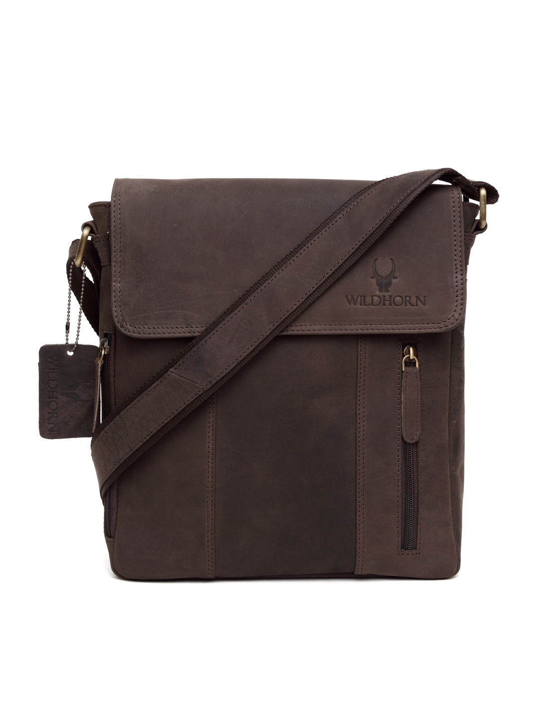 WildHorn Men Brown Genuine Leather Messenger Bag
WildHorn Men Brown Genuine Leather Messenger Bag