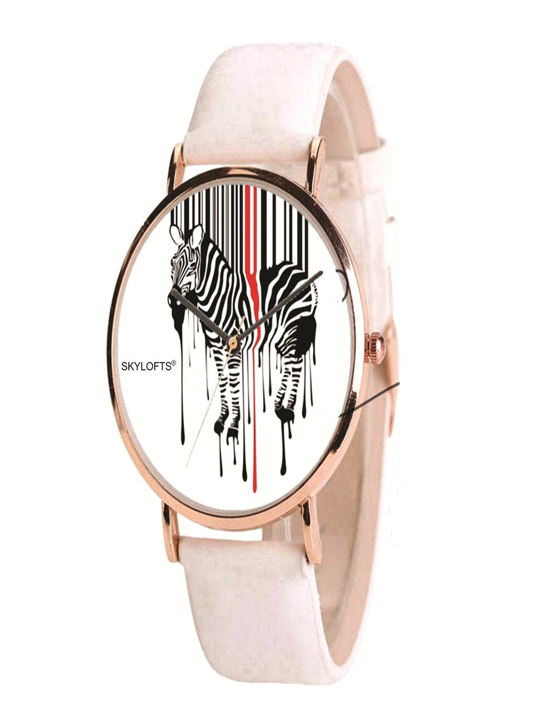 SKYLOFTS Boys Printed Dial & Leather Straps Analogue Watch colorwatch_zebra_blue, White
SKYLOFTS Boys Printed Dial & Leather Straps Analogue Watch colorwatch_zebra_blue, White