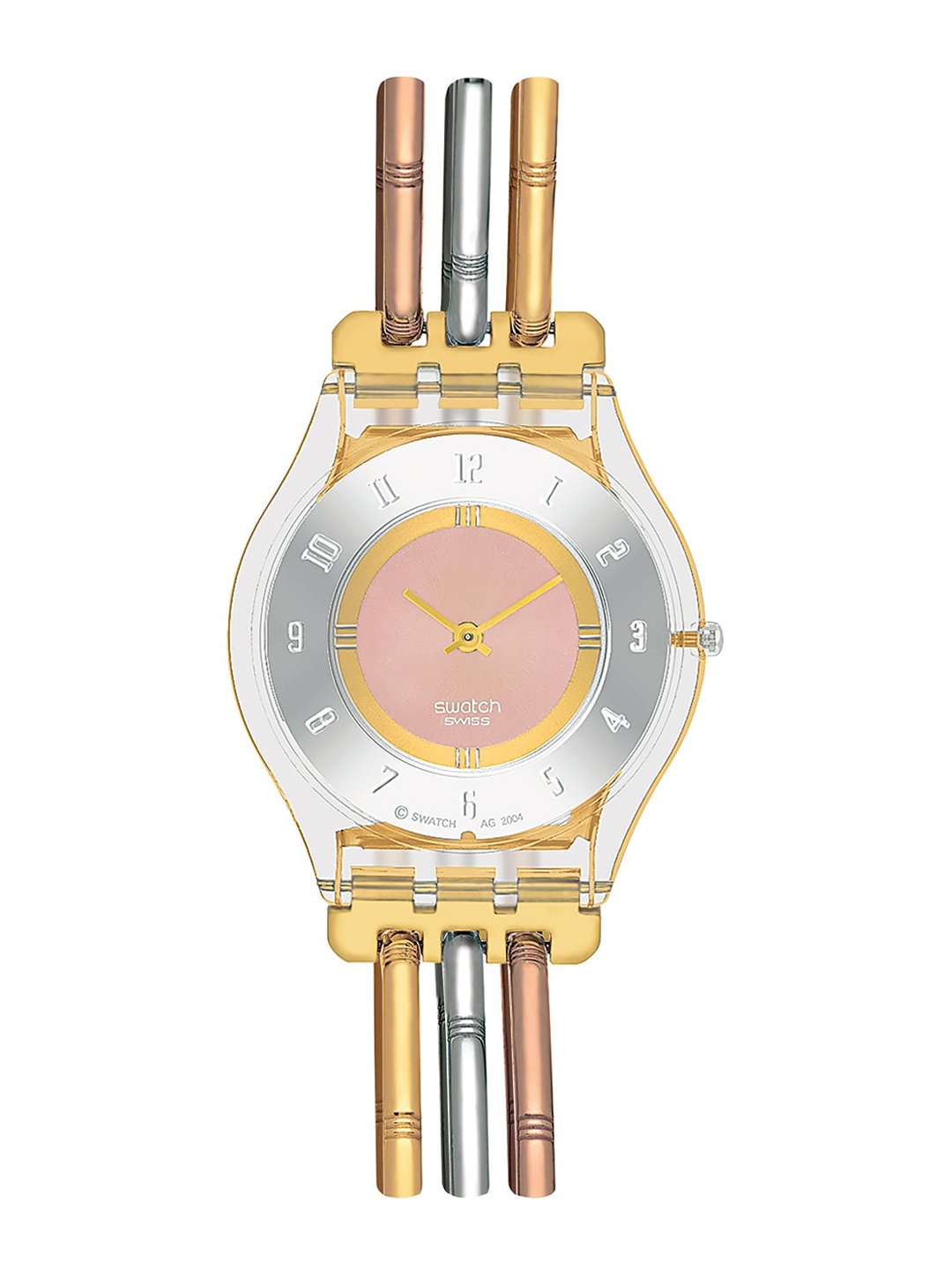 Swatch Unisex Embellished Dial & Stainless Steel Bracelet Style Straps Analogue Watch SS08K101A, Yellow
Swatch Unisex Embellished Dial & Stainless Steel Bracelet Style Straps Analogue Watch SS08K101A, Yellow