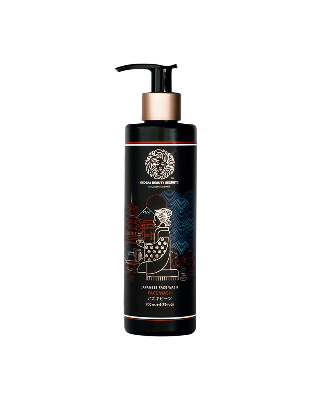 GLOBAL BEAUTY SECRETS Japanese Adzuki Bean Face Wash with Aloevera & Witch Hazel - 200 ml, Black
GLOBAL BEAUTY SECRETS Japanese Adzuki Bean Face Wash with Aloevera & Witch Hazel - 200 ml, Black
