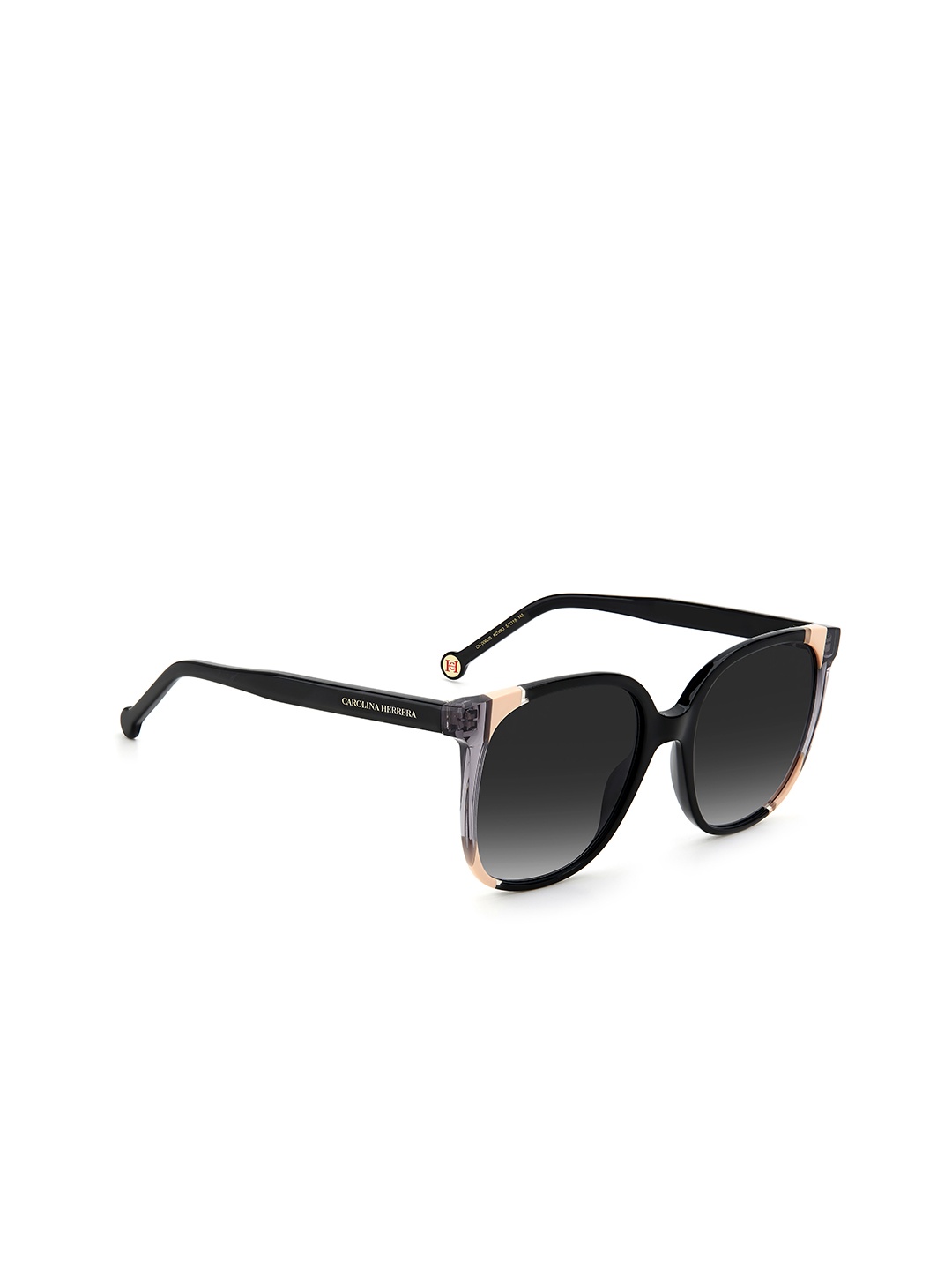 Carolina Herrera Women Grey Lens & Black Oversized Sunglasses with UV Protected Lens
Carolina Herrera Women Grey Lens & Black Oversized Sunglasses with UV Protected Lens