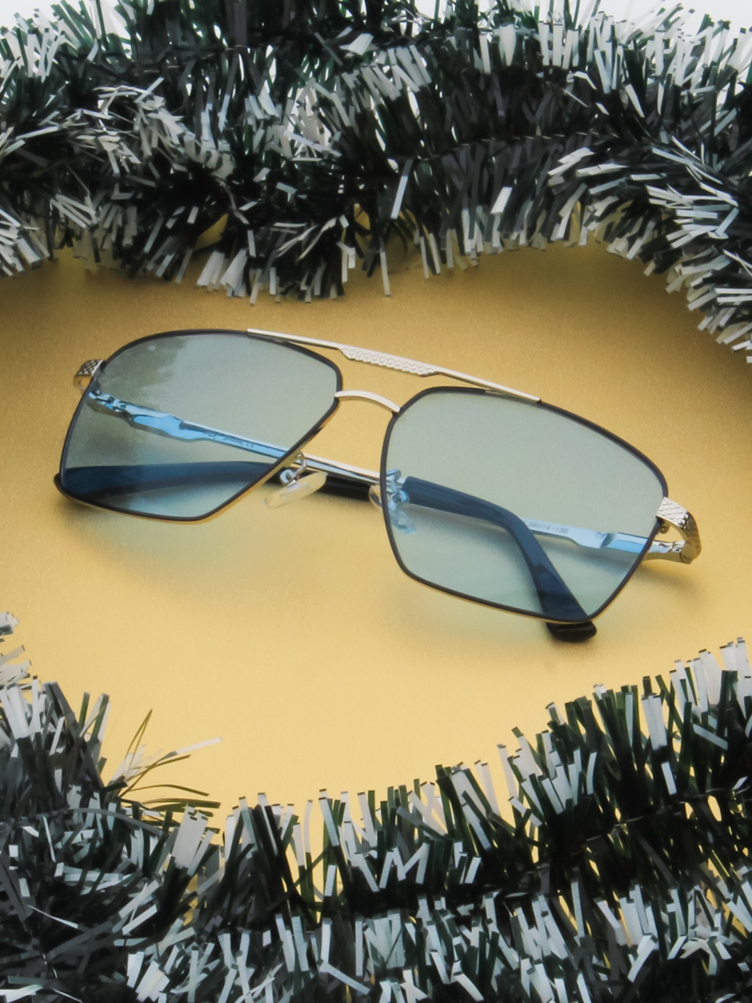 Ted Smith Blue Lens & Silver-Toned Aviator Sunglasses with UV Protected Lens GABBY_C4
Ted Smith Blue Lens & Silver-Toned Aviator Sunglasses with UV Protected Lens GABBY_C4