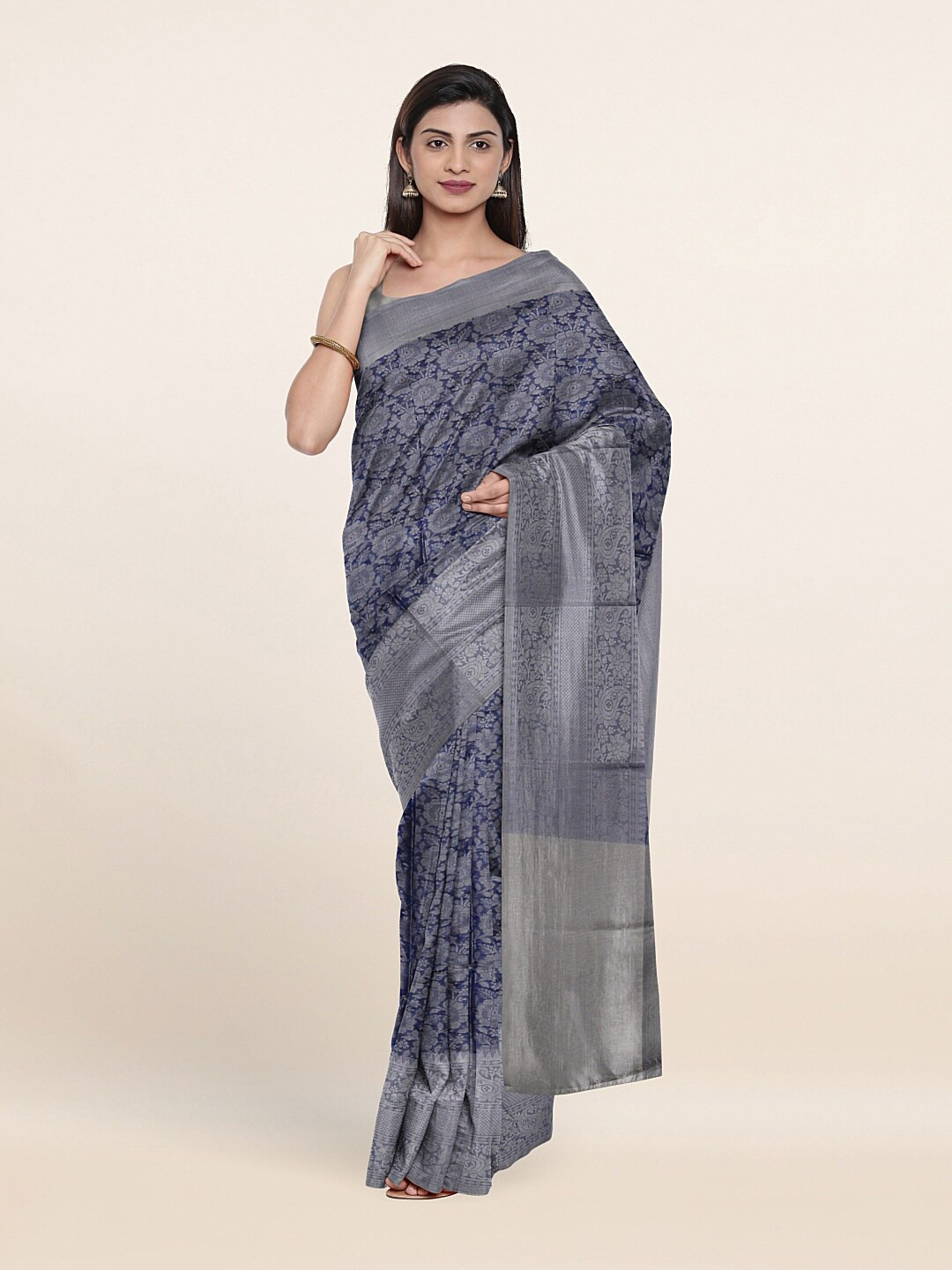 Pothys Blue & Grey Woven Design Art Silk Saree
Pothys Blue & Grey Woven Design Art Silk Saree