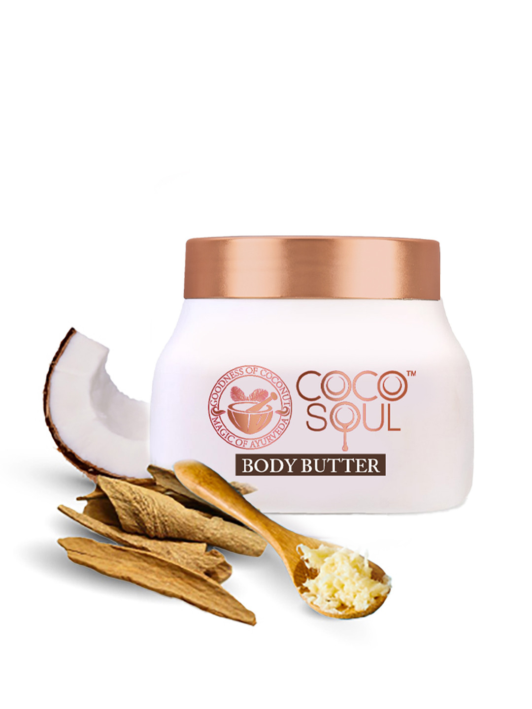 Coco Soul Body Butter with Coconut, Shea Butter & Ayurveda for Intense Moisturization-140g, White
Coco Soul Body Butter with Coconut, Shea Butter & Ayurveda for Intense Moisturization-140g, White
