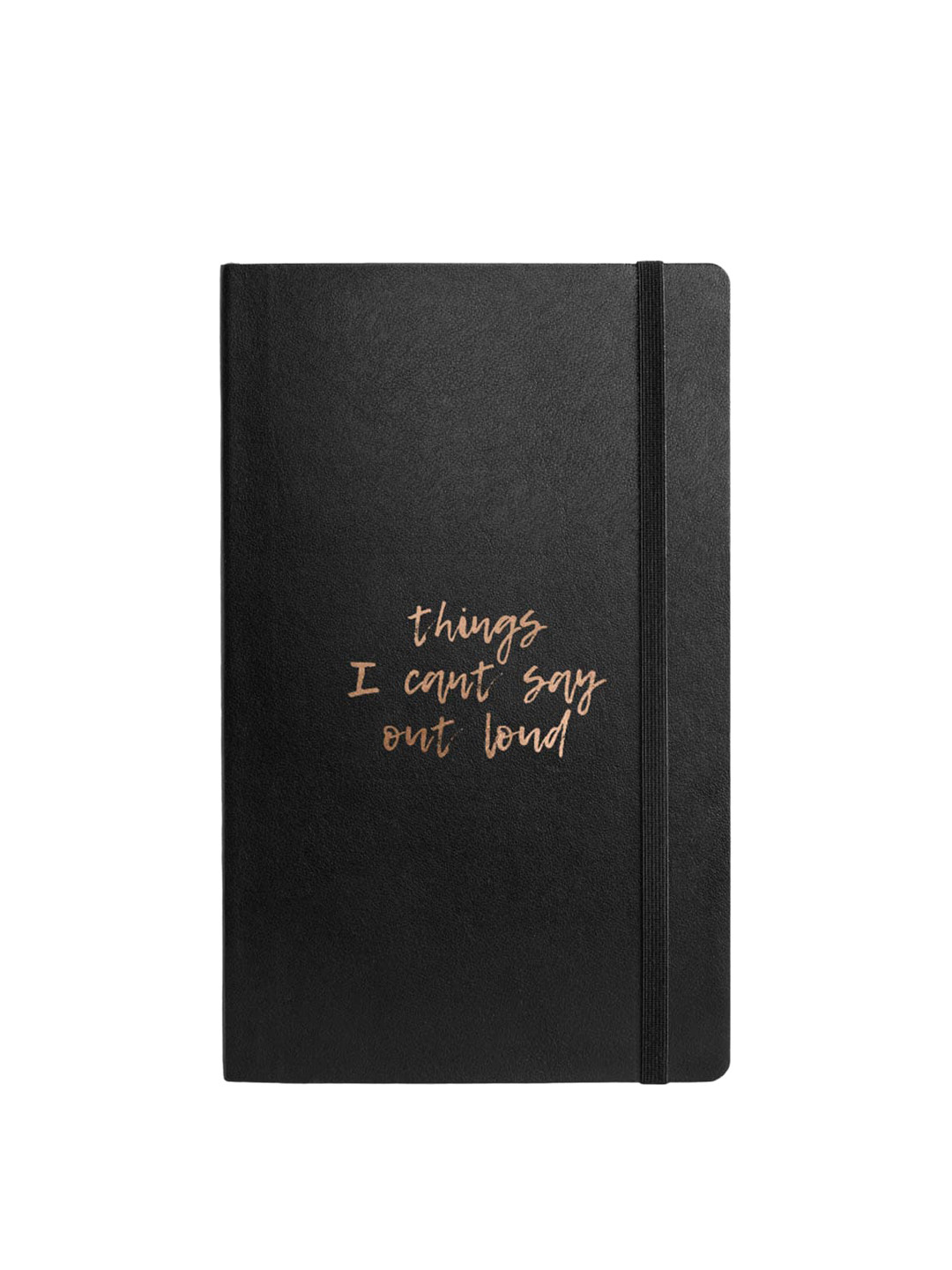 The Art People Black Loud Journal With Elastic Band 
The Art People Black Loud Journal With Elastic Band