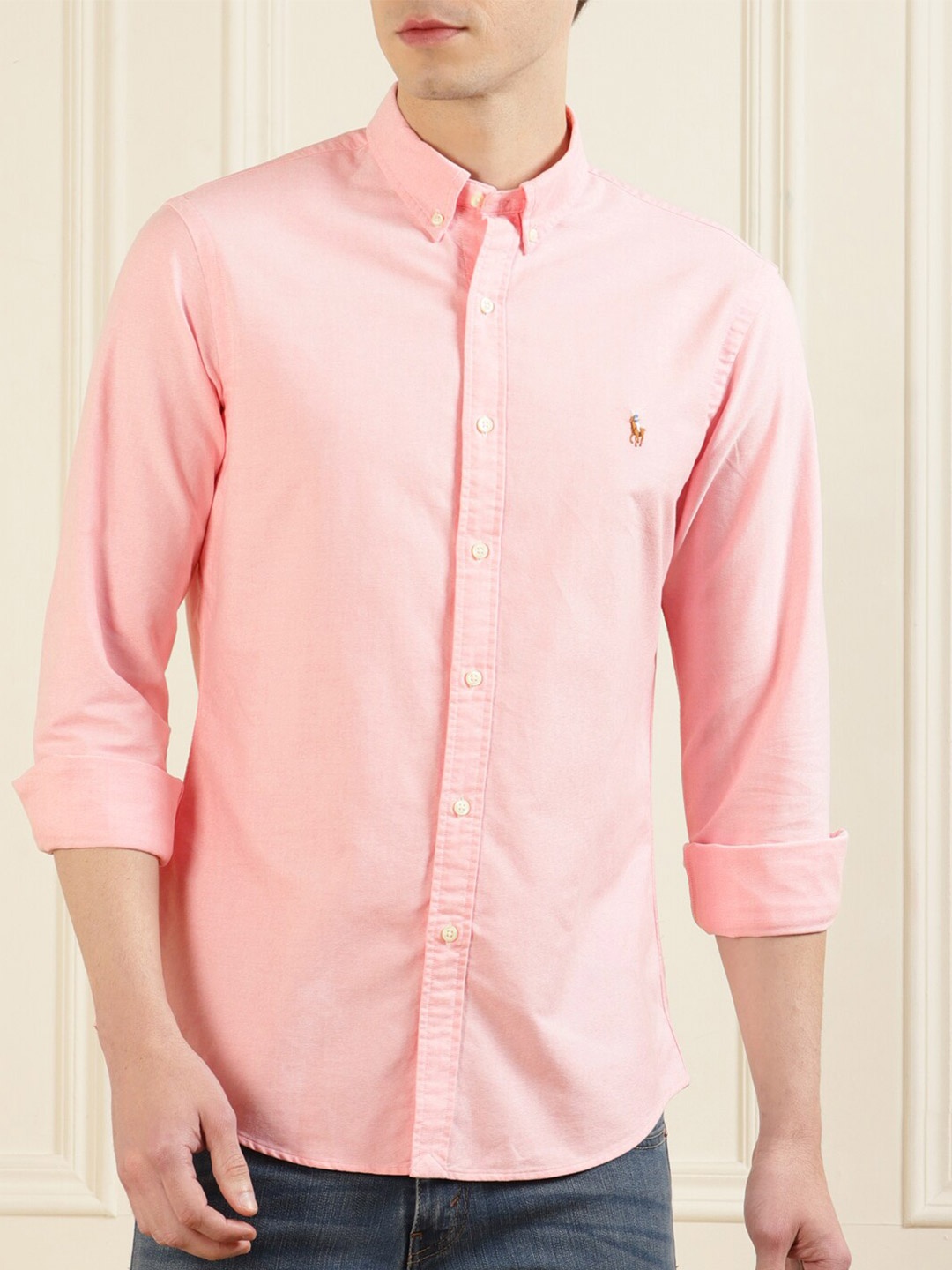 Polo Ralph Lauren Men Pink Casual Shirt