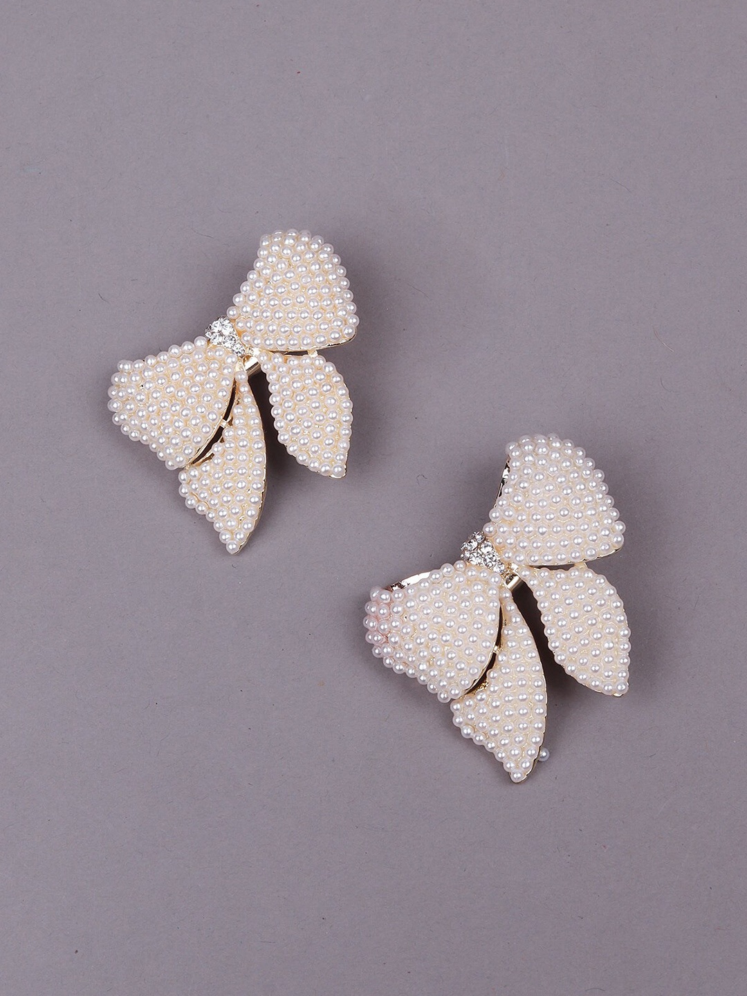 ODETTE Women White Set of 2 Alligator Hair Clips