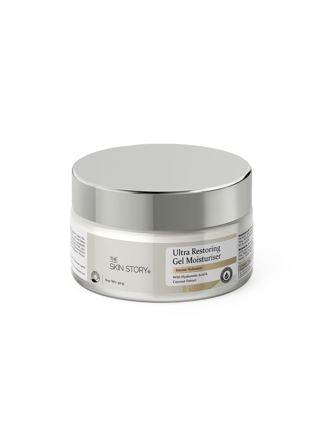 THE SKIN STORY Ultra Restoring Gel Moisturiser with Hyaluronic Acid & Coconut Extract- 50g, White
THE SKIN STORY Ultra Restoring Gel Moisturiser with Hyaluronic Acid & Coconut Extract- 50g, White