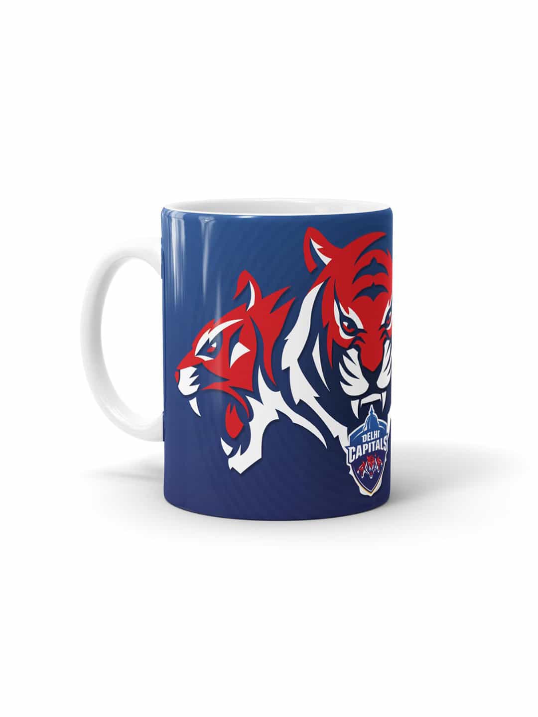 macmerise Blue & White Printed Ceramic Glossy Mug