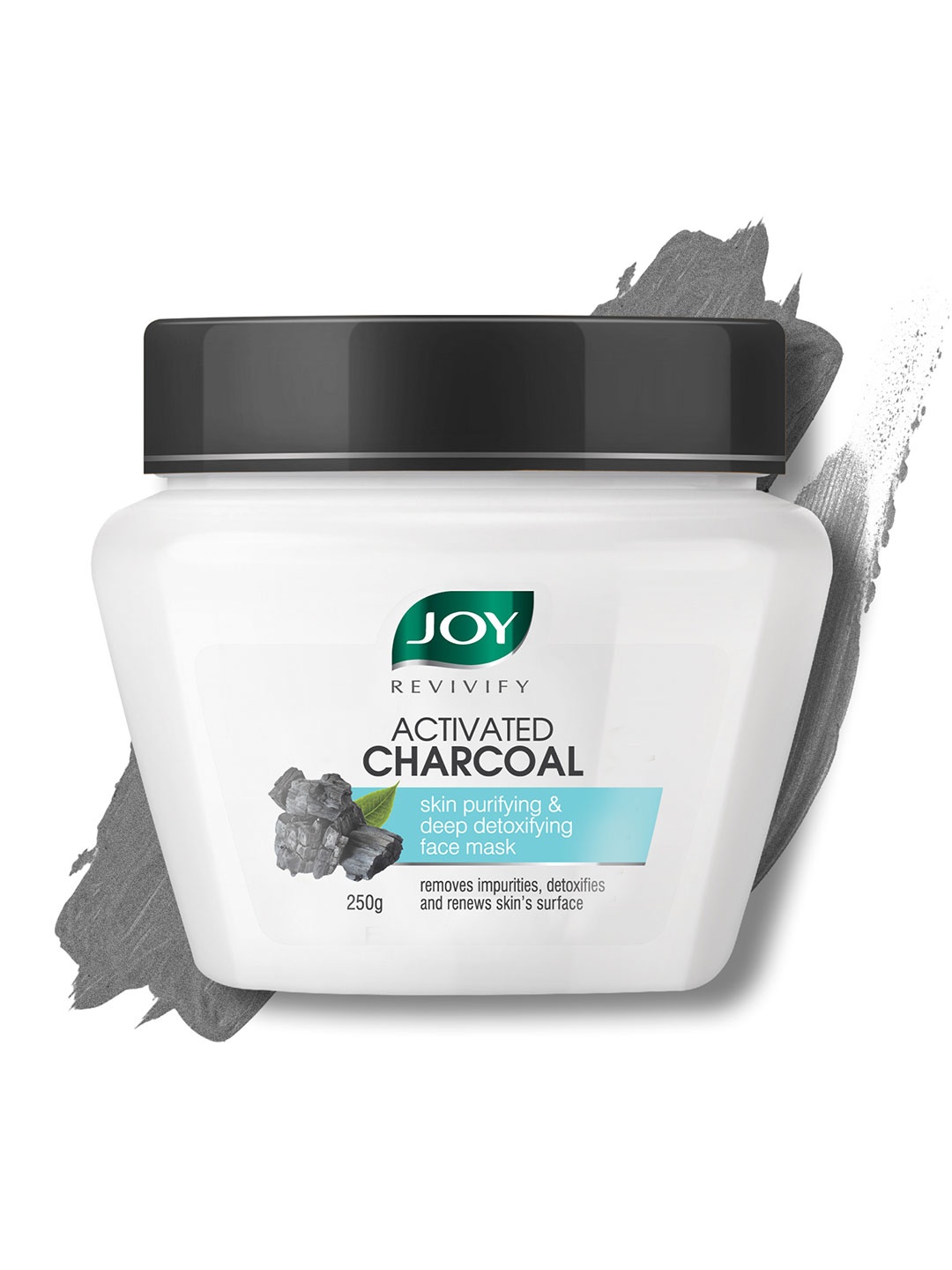 JOY Activated Charcoal Face Pack for Skin Purification & Detoxification - 250gm, White
JOY Activated Charcoal Face Pack for Skin Purification & Detoxification - 250gm, White