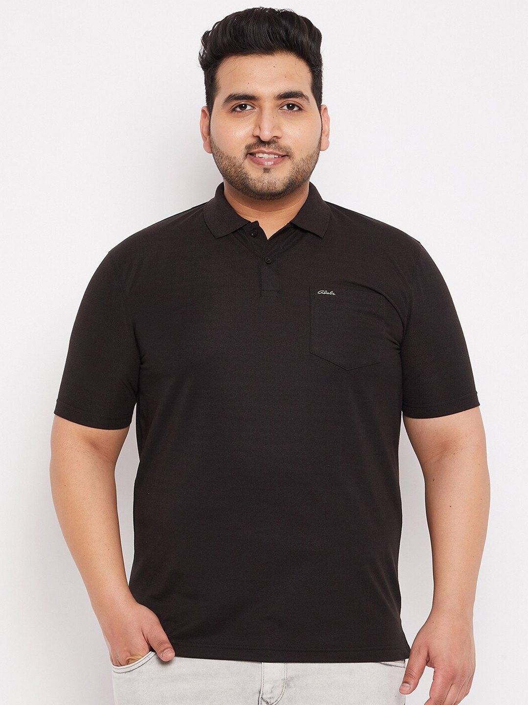 Adobe Men Black Polo Collar T-shirt
Adobe Men Black Polo Collar T-shirt