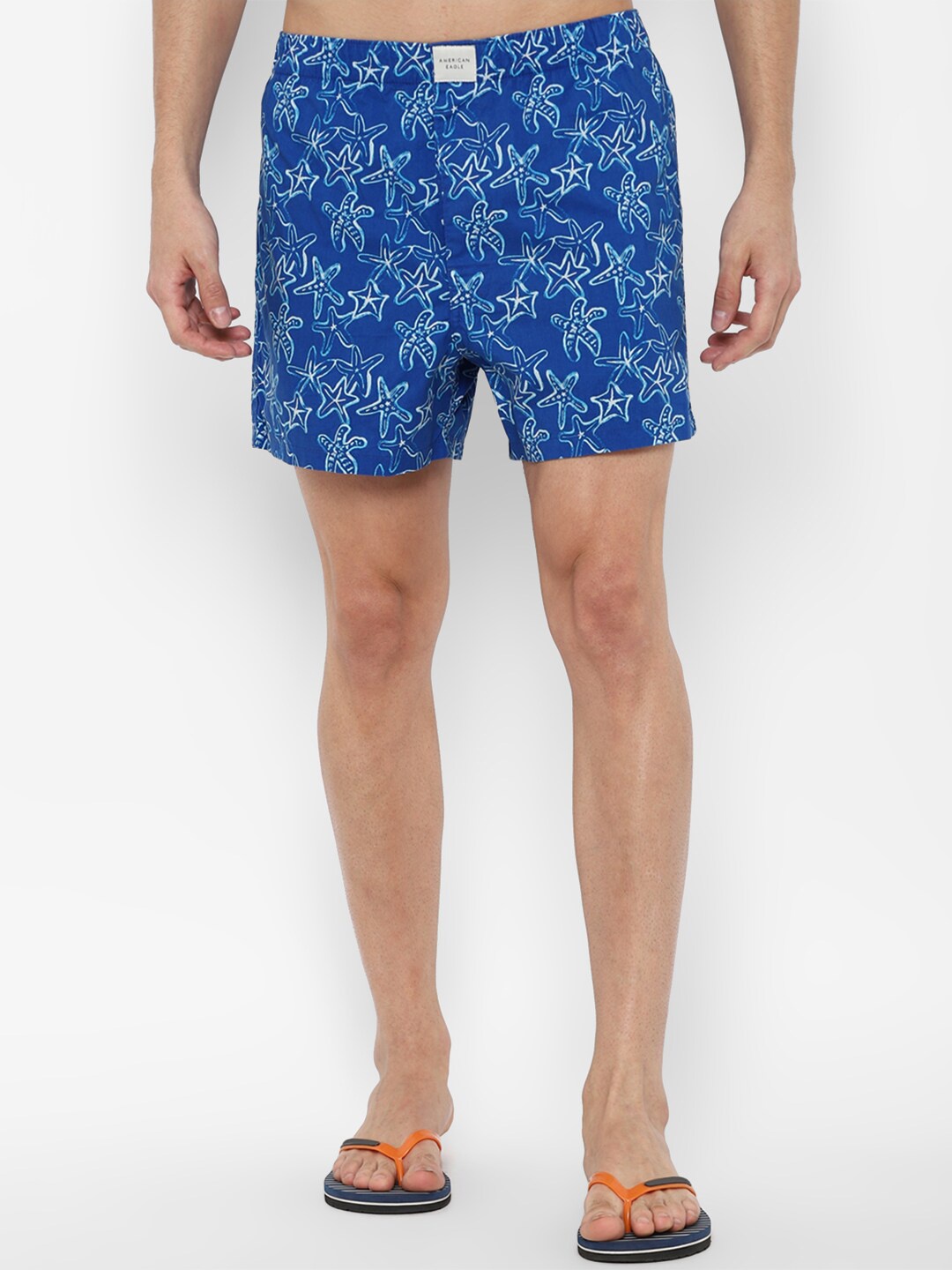 AMERICAN EAGLE OUTFITTERS Men Blue Printed Boxers