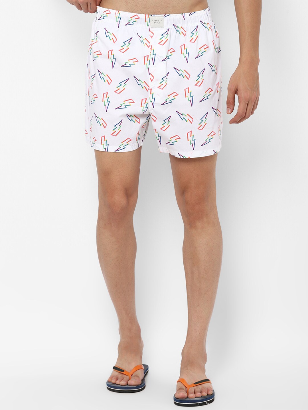 AMERICAN EAGLE OUTFITTERS Men White Printed Boxers