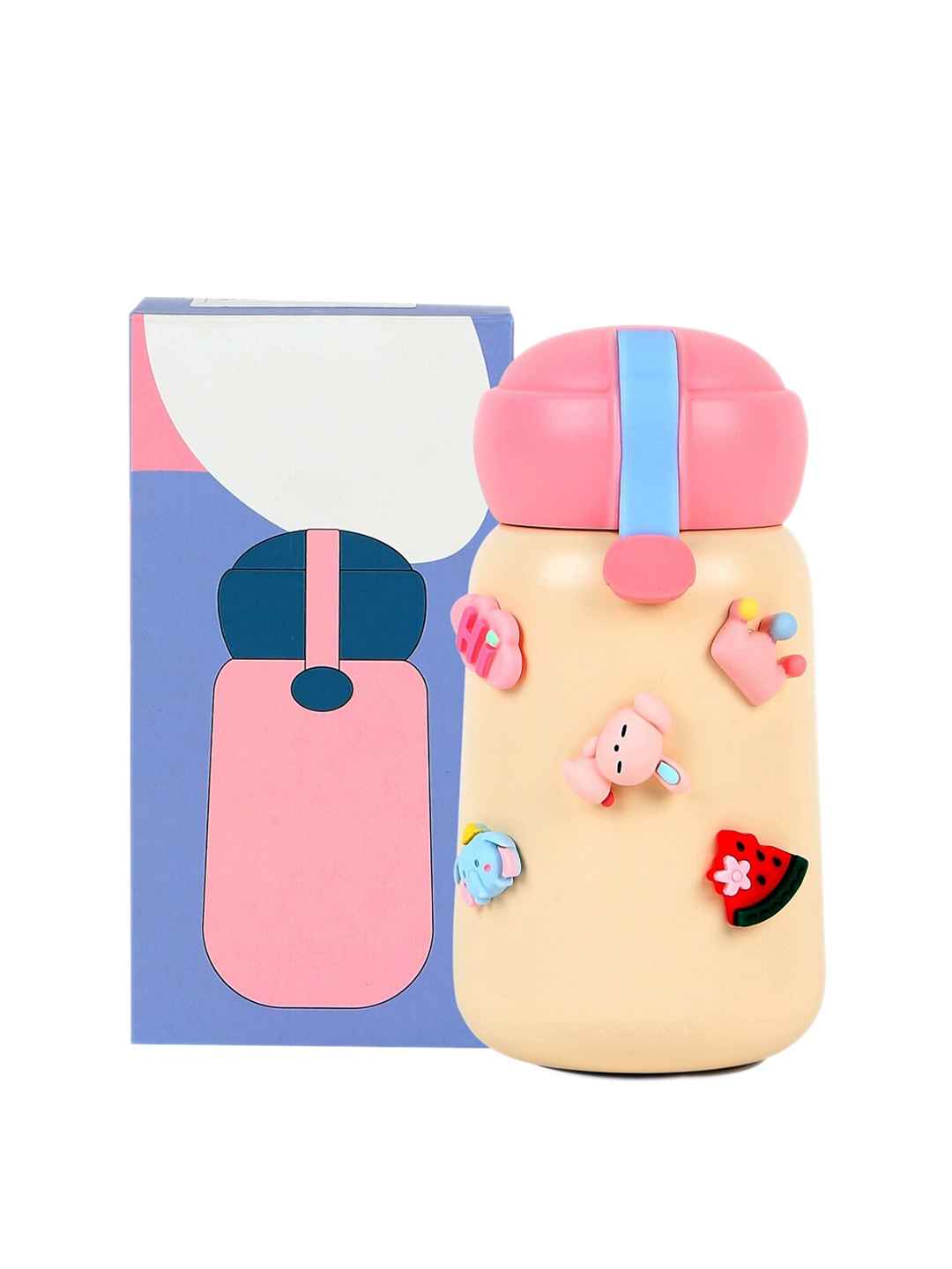 iSWEVEN Pink & Yellow Solid Double Wall Vacuum Insulated Stainless Steel Water Bottle 350 ML
iSWEVEN Pink & Yellow Solid Double Wall Vacuum Insulated Stainless Steel Water Bottle 350 ML
