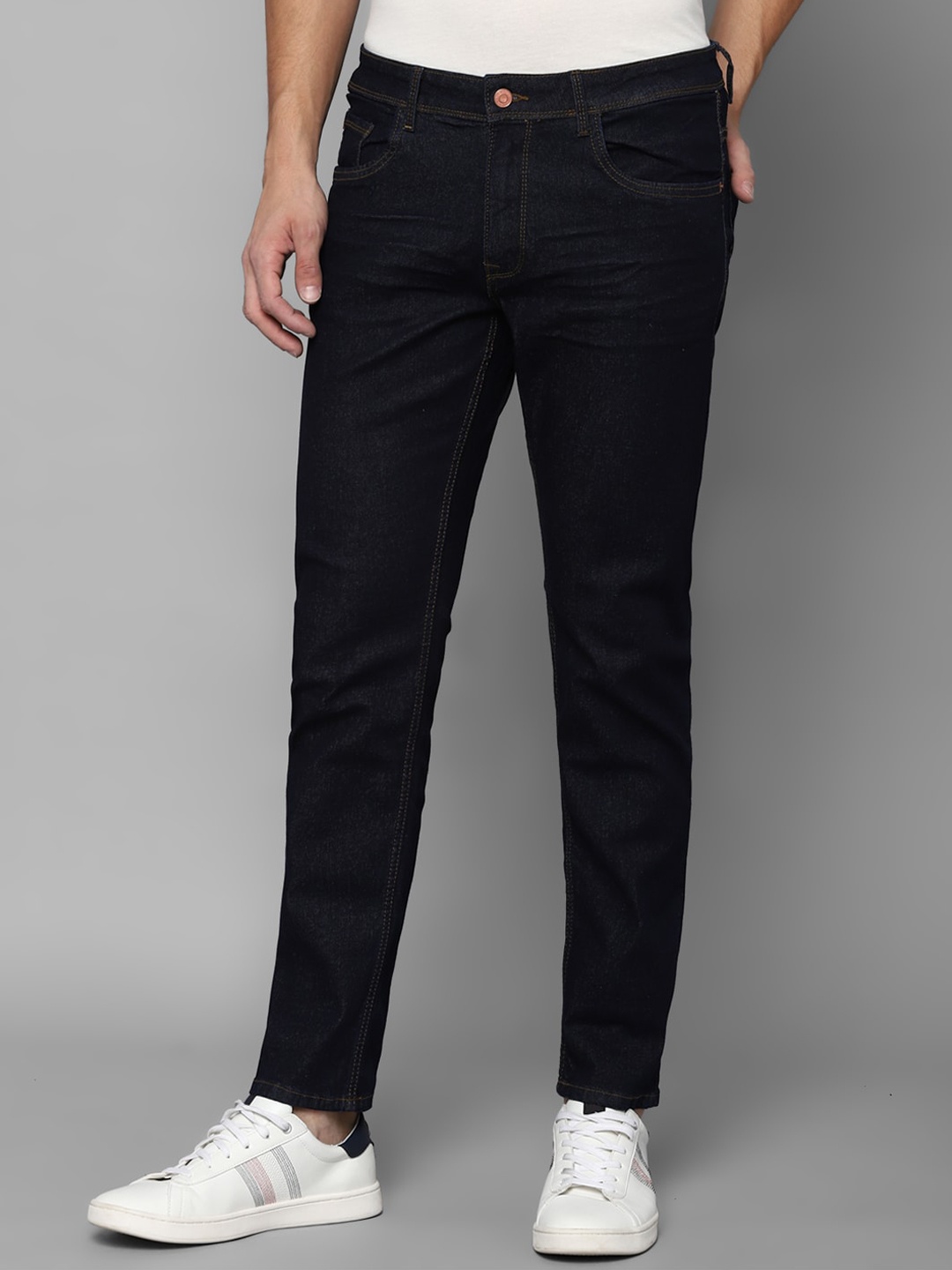 Allen Solly Men Navy Blue Slim Fit Jeans