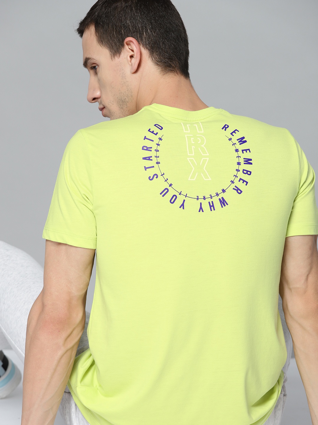 HRX By Hrithik Roshan Lifestyle Men Sulphur Spring Bio-Wash Brand carrier Tshirts, Lime green
HRX By Hrithik Roshan Lifestyle Men Sulphur Spring Bio-Wash Brand carrier Tshirts, Lime green