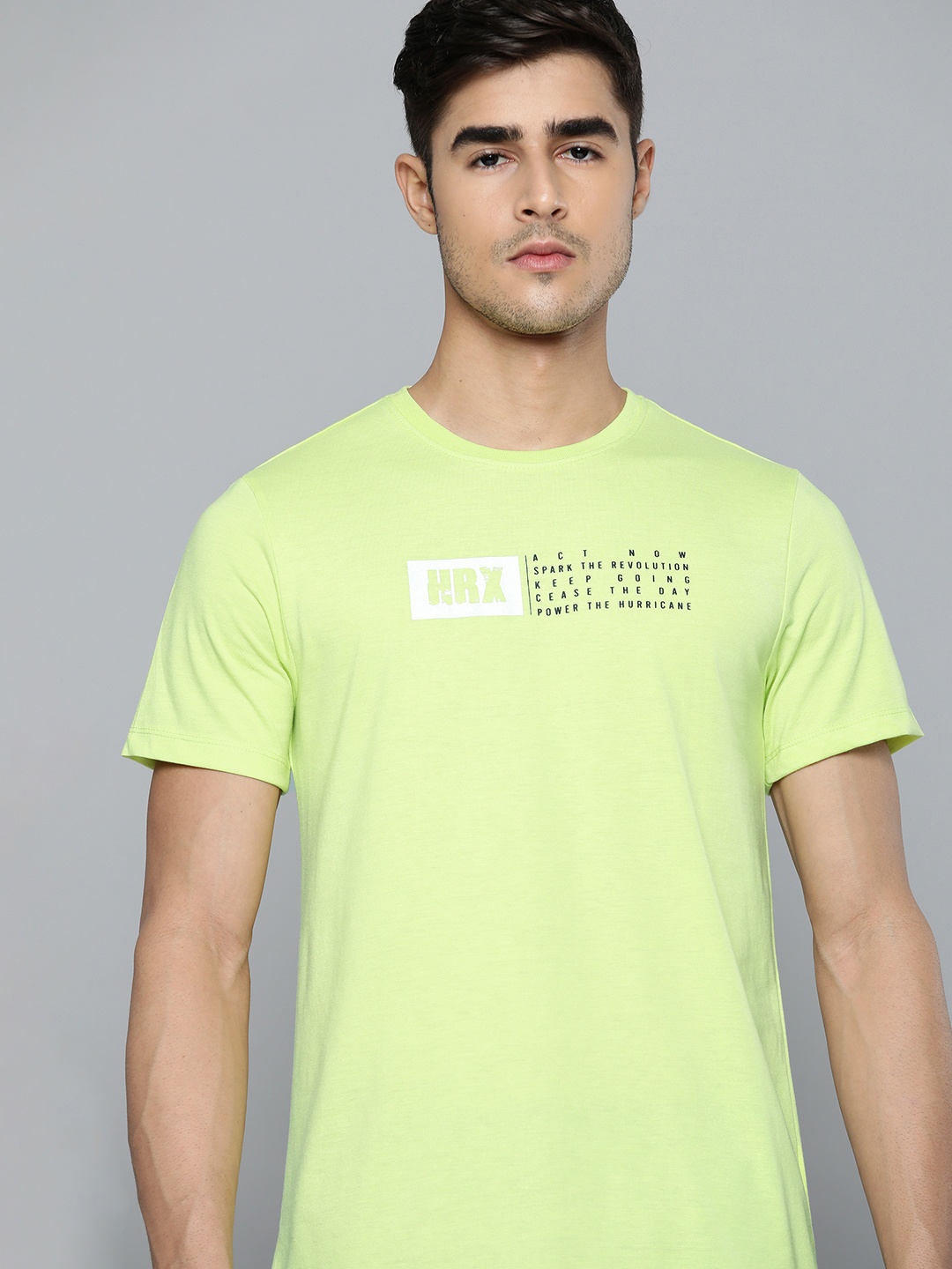 HRX By Hrithik Roshan Lifestyle Men Sulphur Spring Bio-Wash Brand carrier Tshirts, Lime green
HRX By Hrithik Roshan Lifestyle Men Sulphur Spring Bio-Wash Brand carrier Tshirts, Lime green