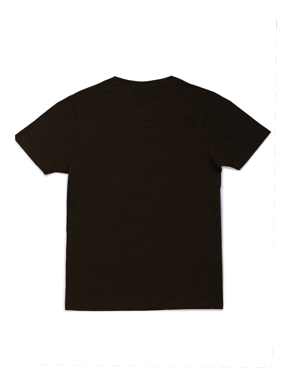 Status Quo Boys Green Printed Regular Fit T-shirt
