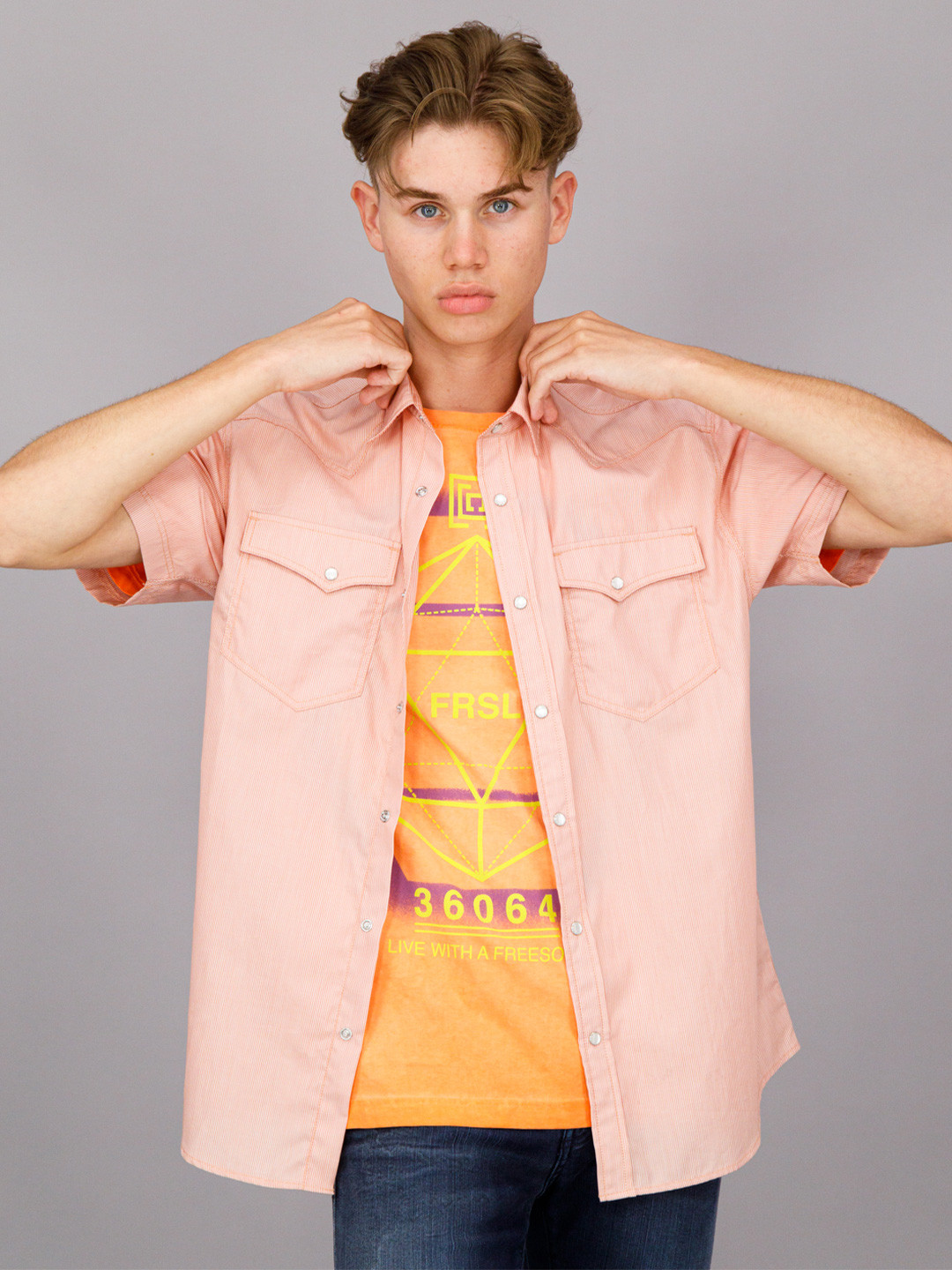 FREESOUL Men Orange Tartan Checks Checked Casual Shirt
FREESOUL Men Orange Tartan Checks Checked Casual Shirt