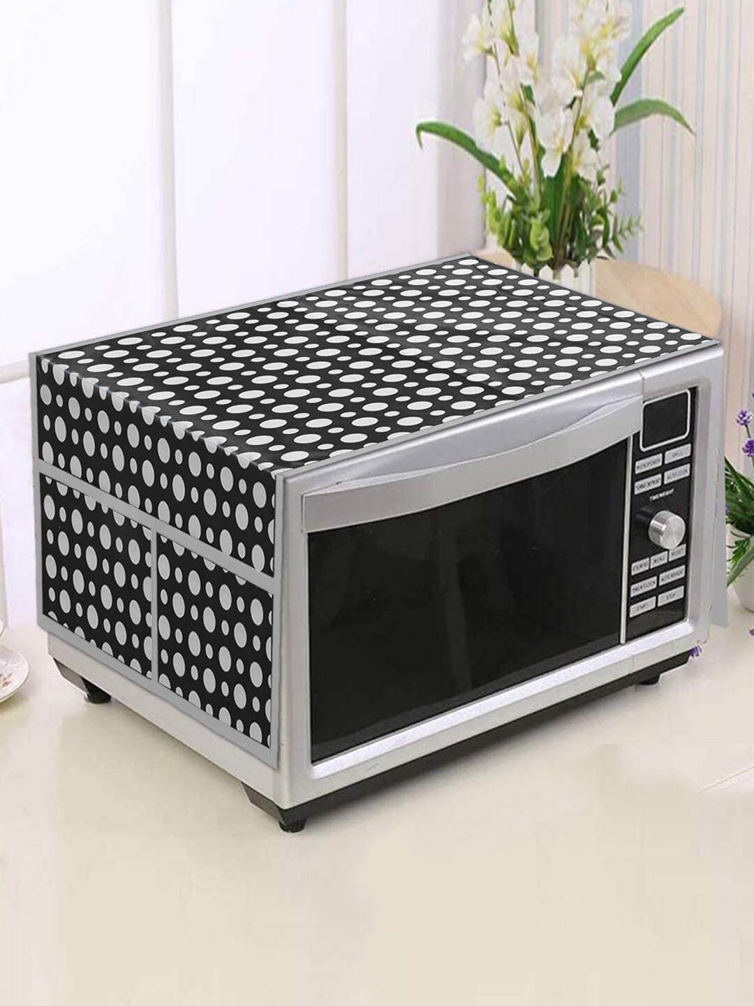 Kuber Industries Black Printed PVC Decorative Microwave Oven Top Cover With 4 Pockets
Kuber Industries Black Printed PVC Decorative Microwave Oven Top Cover With 4 Pockets