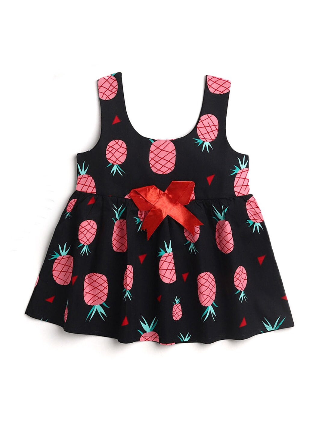 Hopscotch Black Peplum Dress