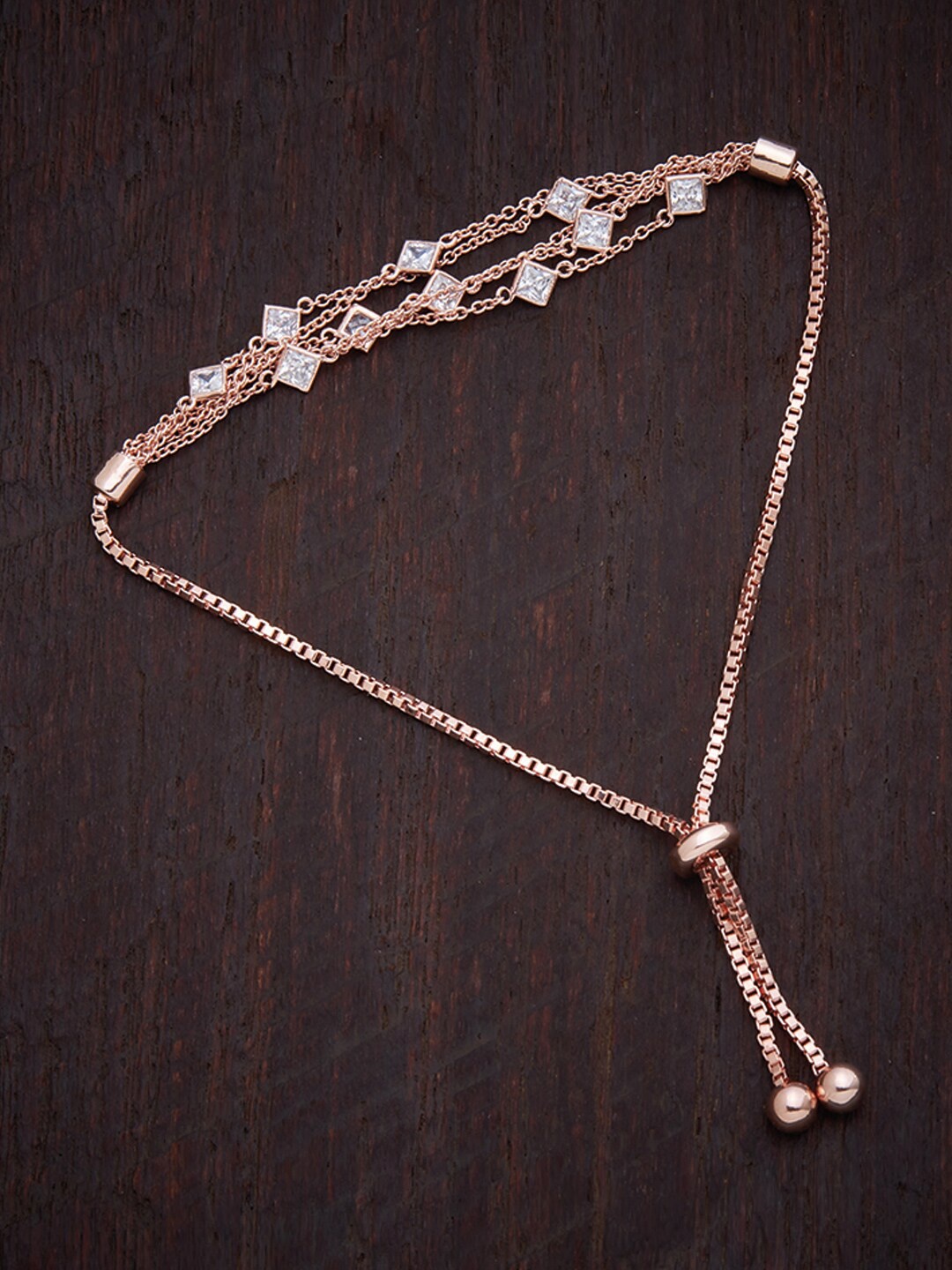 Kushal's Fashion Jewellery Women Gold-Toned & White Cubic Zirconia Gold-Plated Wraparound Bracelet
Kushal's Fashion Jewellery Women Gold-Toned & White Cubic Zirconia Gold-Plated Wraparound Bracelet