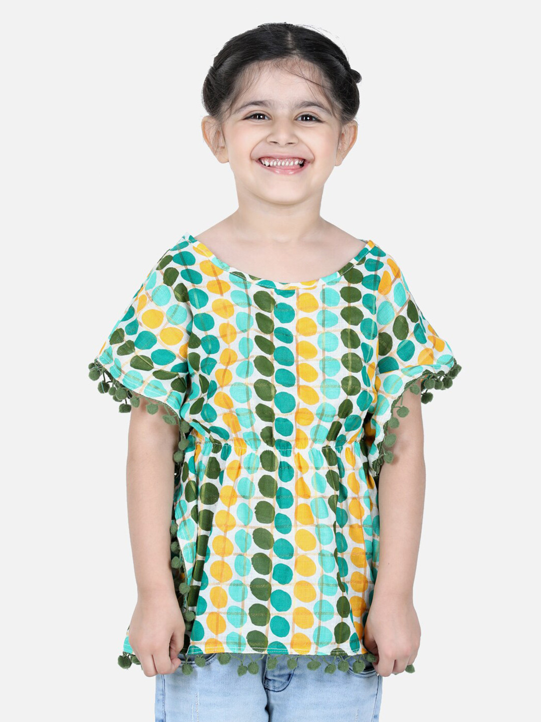 BownBee Green Geometric Print Top
BownBee Green Geometric Print Top