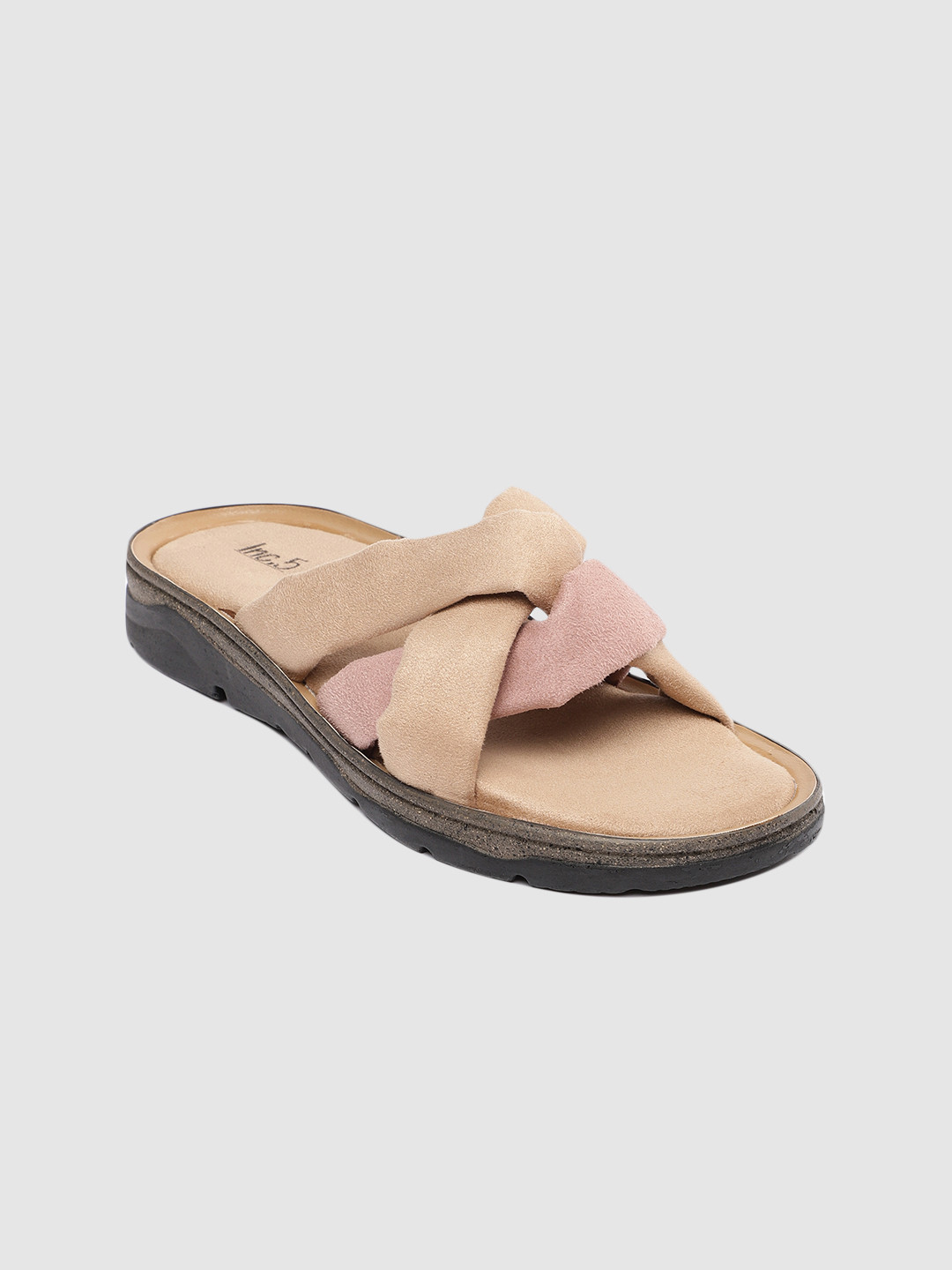 Inc 5 Women Beige Open Toe Flats 
Inc 5 Women Beige Open Toe Flats