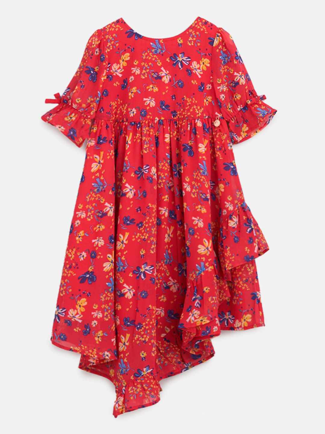 Angel & Rocket Girls Red Floral Cotton A-Line Dress
Angel & Rocket Girls Red Floral Cotton A-Line Dress