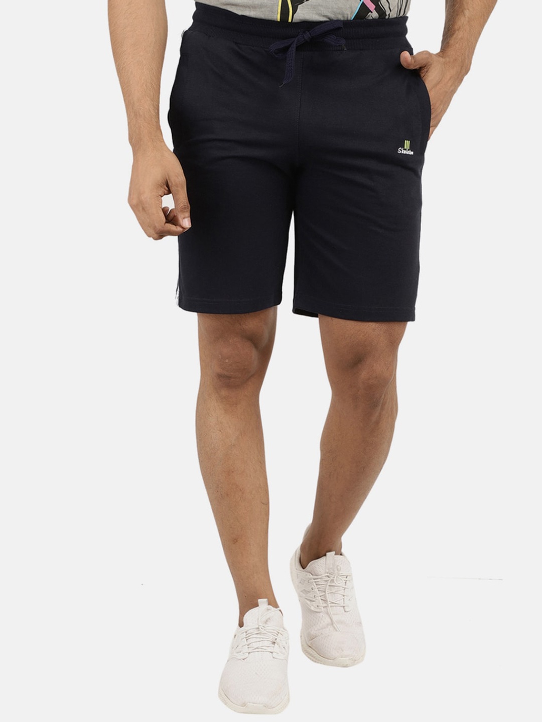 V-Mart Men Navy Blue Sports Shorts