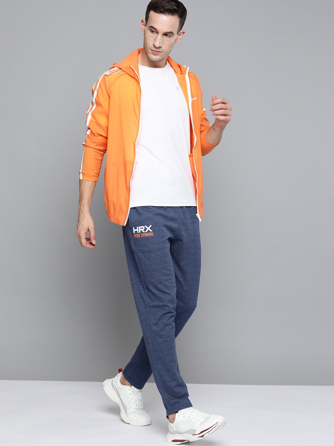 HRX By Hrithik Roshan Training Men Navy Mel Antimicrobial Melange Track Pants, Navy blue
HRX By Hrithik Roshan Training Men Navy Mel Antimicrobial Melange Track Pants, Navy blue
