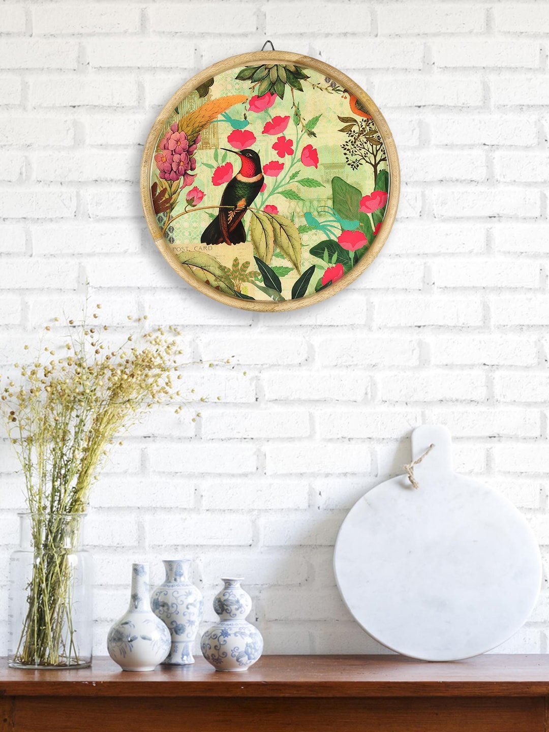India Circus by Krsnaa Mehta Beige & Red Bougainvillaea Diaries Printed Decor Plate
India Circus by Krsnaa Mehta Beige & Red Bougainvillaea Diaries Printed Decor Plate