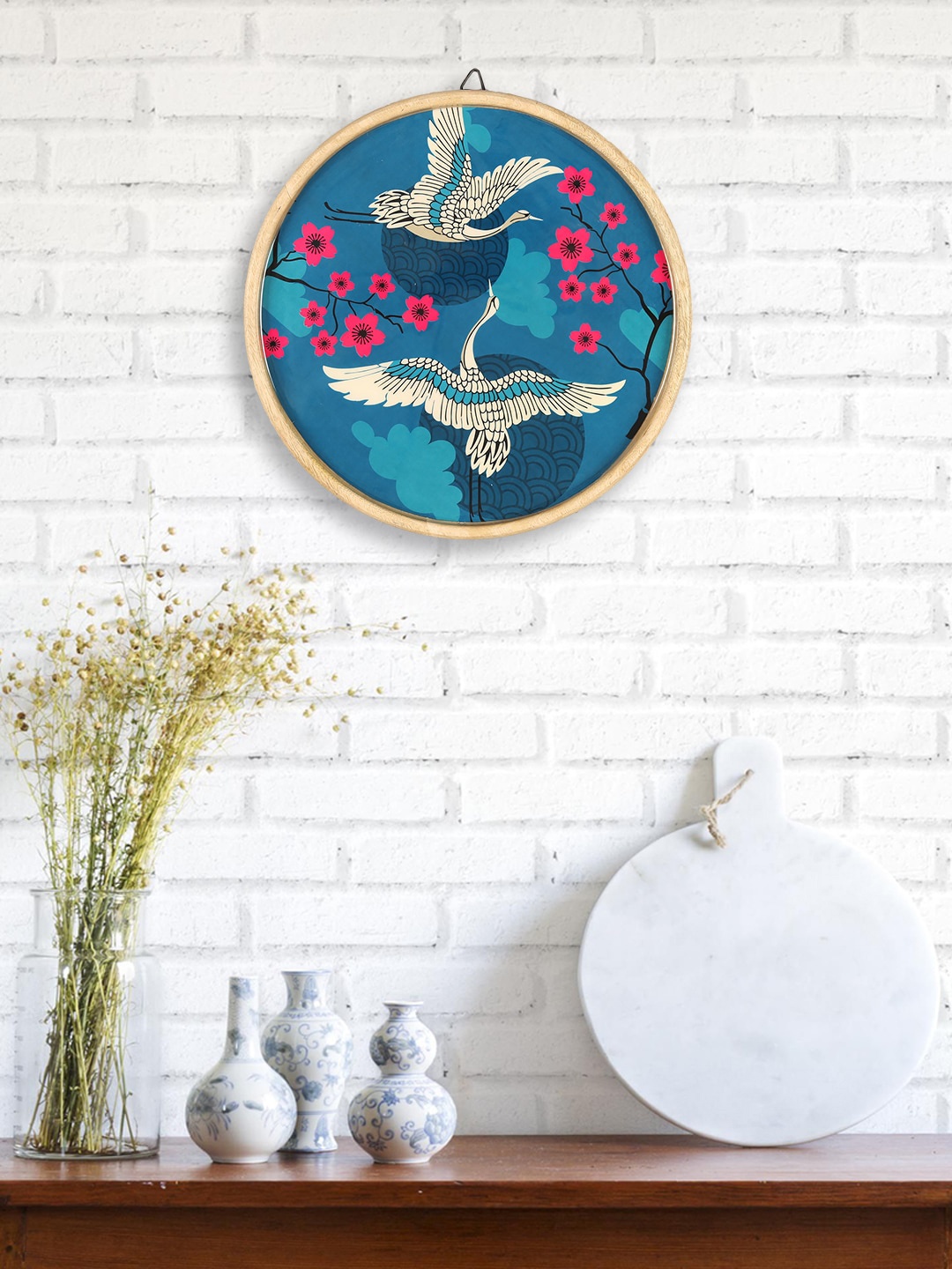 India Circus by Krsnaa Mehta Teal Wall Decor Plate