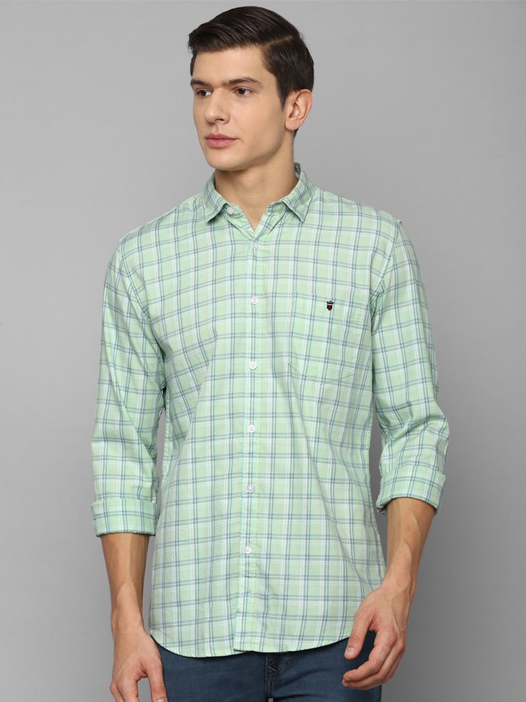 Louis Philippe Jeans Men Green Slim Fit Tartan Checks Checked Casual Shirt 100% Cotton
Louis Philippe Jeans Men Green Slim Fit Tartan Checks Checked Casual Shirt 100% Cotton