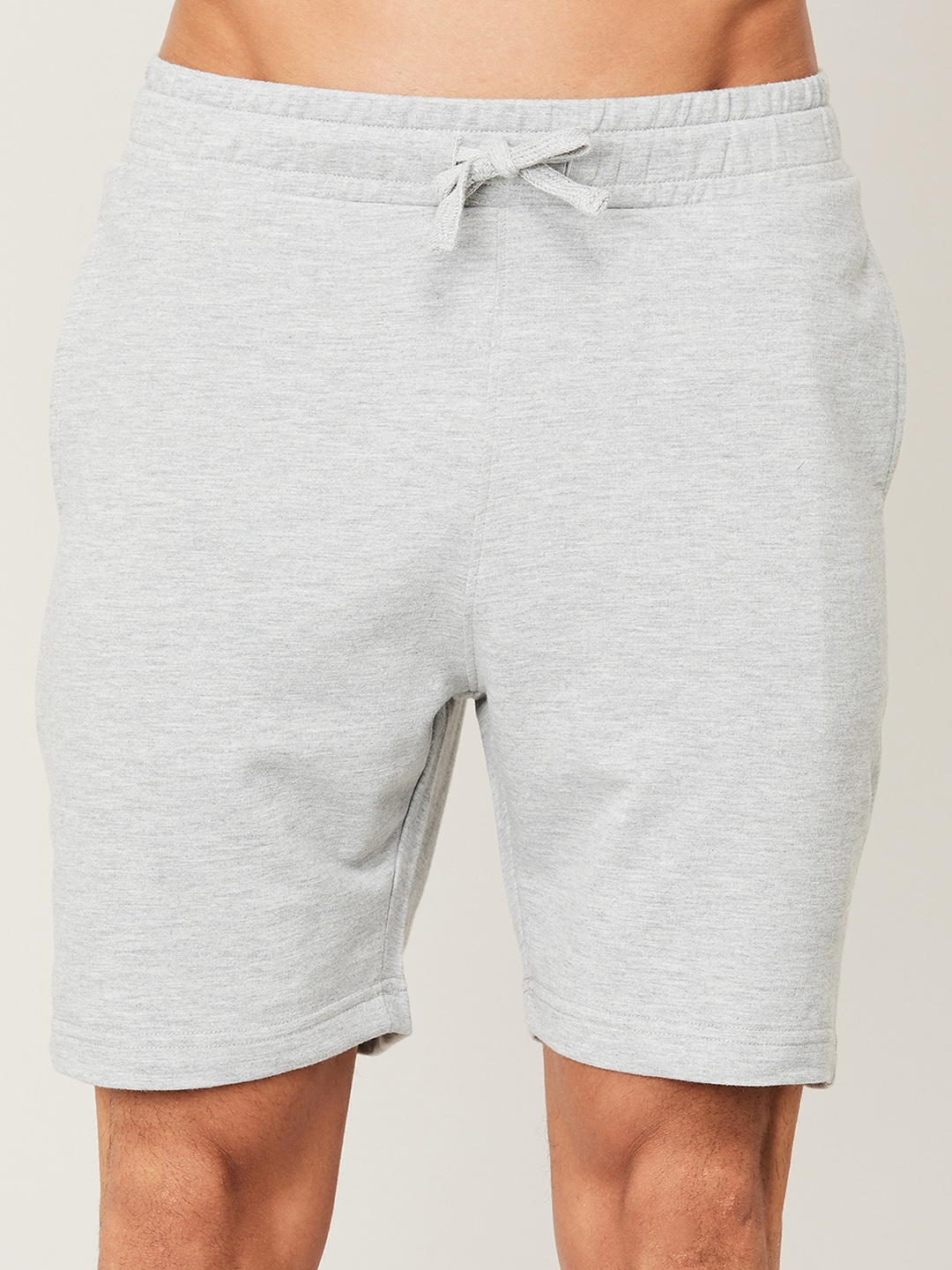 Fame Forever by Lifestyle Men Grey Solid Cotton Regular Shorts