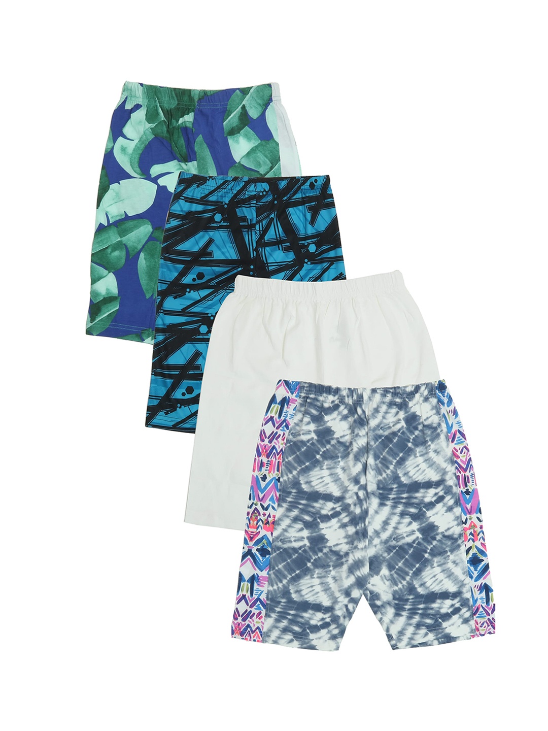 OLIVE MIST Boys Pack of 4 Multicoloured Printed Antimicrobial Cotton Regular Shorts, Multi
OLIVE MIST Boys Pack of 4 Multicoloured Printed Antimicrobial Cotton Regular Shorts, Multi