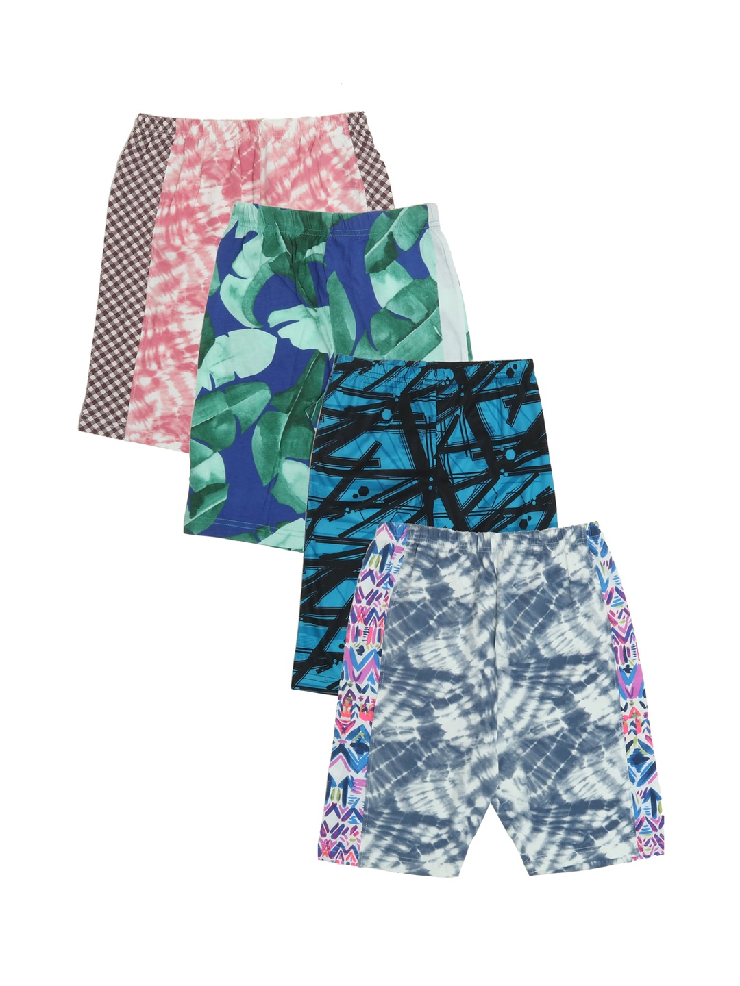OLIVE MIST Boys Pack Of 4 Multicoloured Floral Printed Antimicrobial Pure Cotton Shorts, Multi
OLIVE MIST Boys Pack Of 4 Multicoloured Floral Printed Antimicrobial Pure Cotton Shorts, Multi
