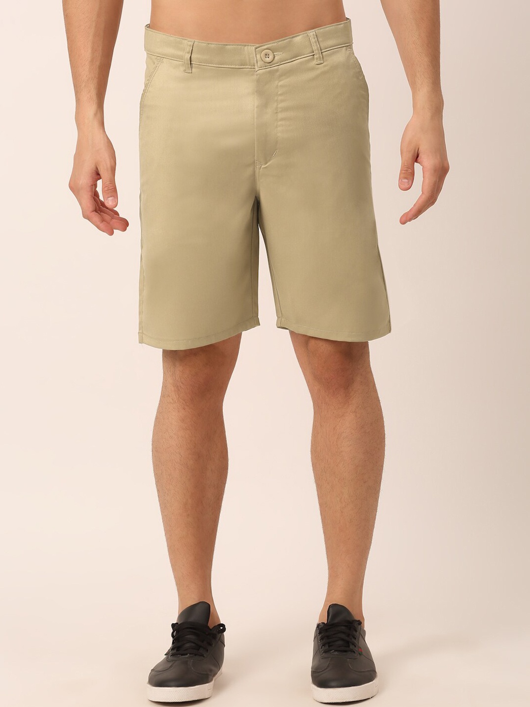 JAINISH Men Beige Training or Gym Shorts