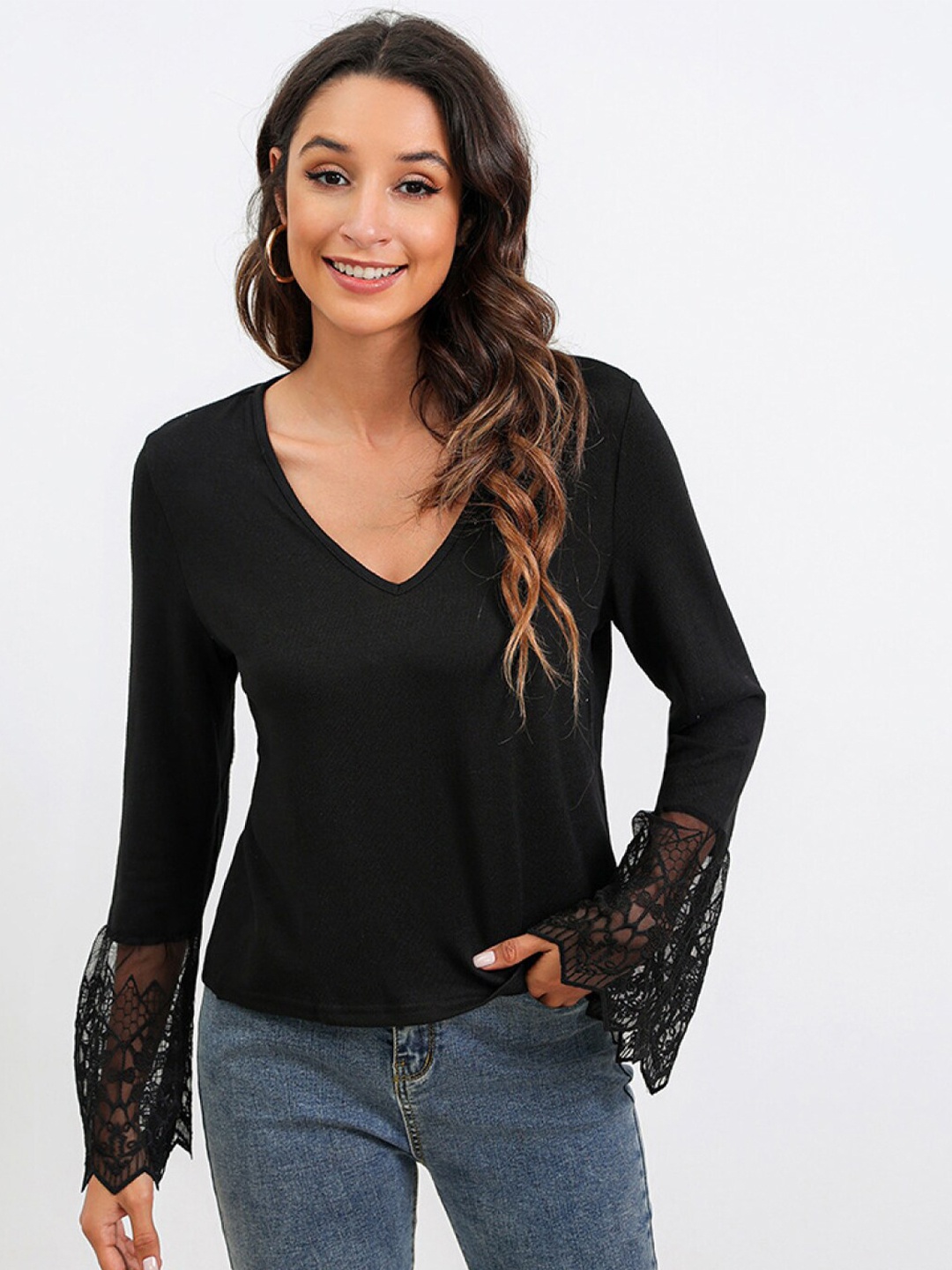 BoStreet Women Black Solid Top