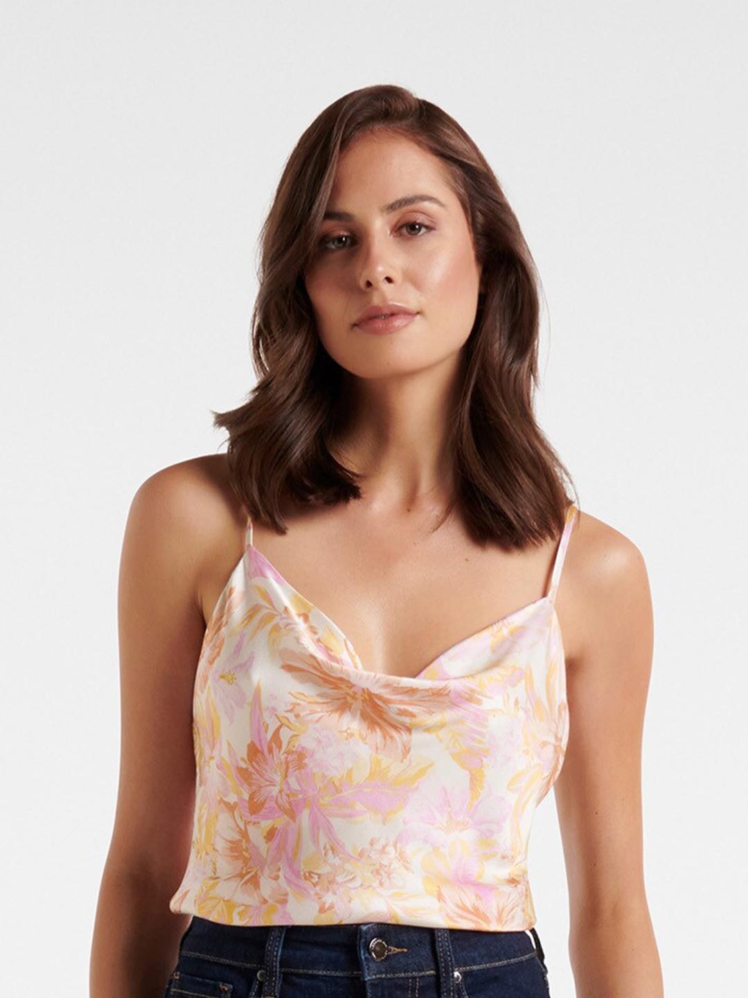 Forever New Women Multicoloured Floral Print Top, Multi