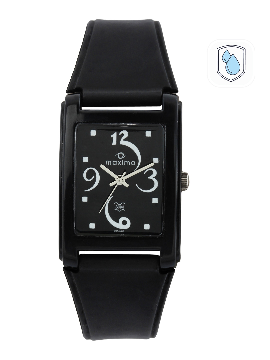 Maxima Men Black Dial Watch