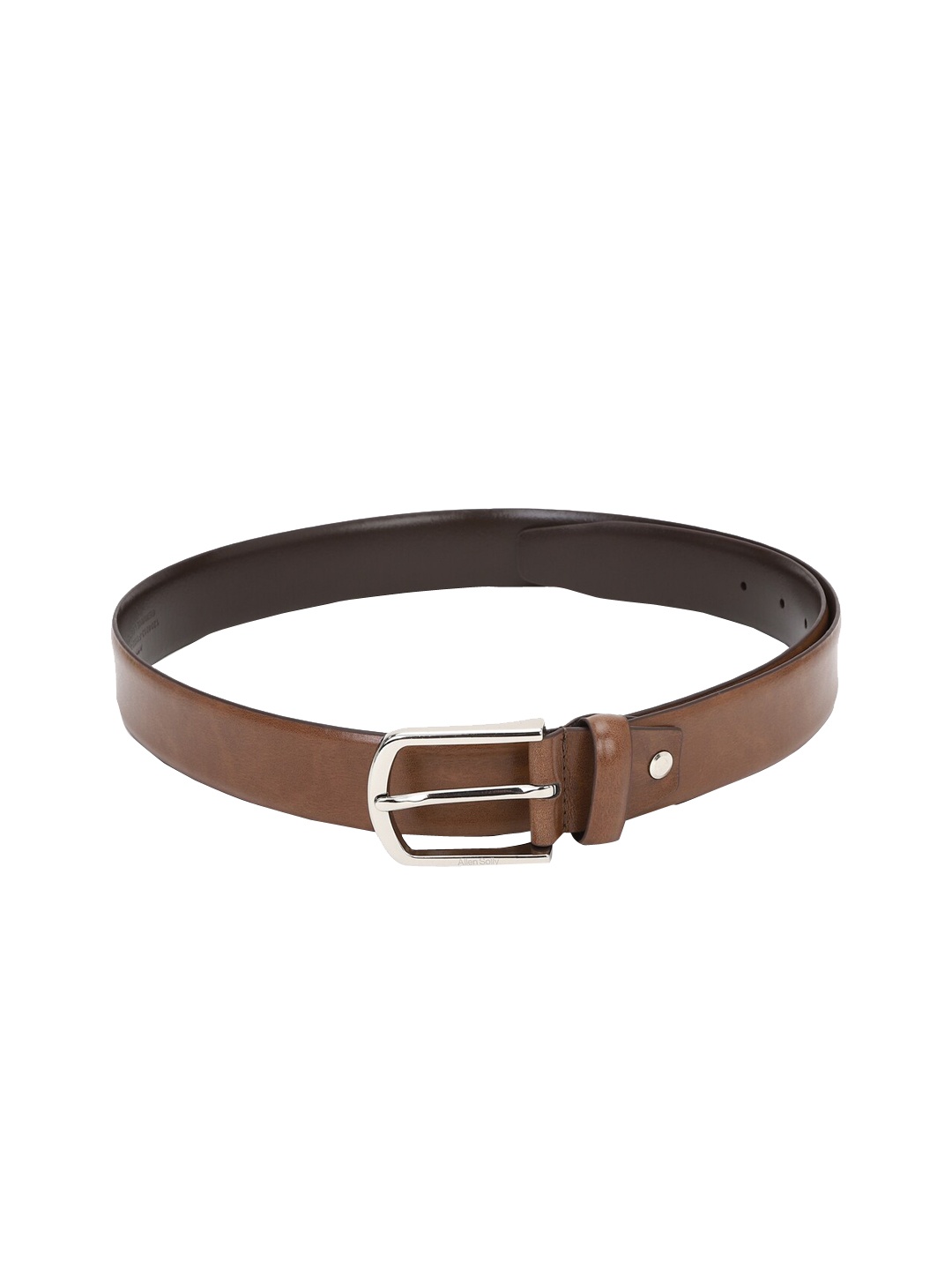 Allen Solly Men Brown Textured Leather Belt