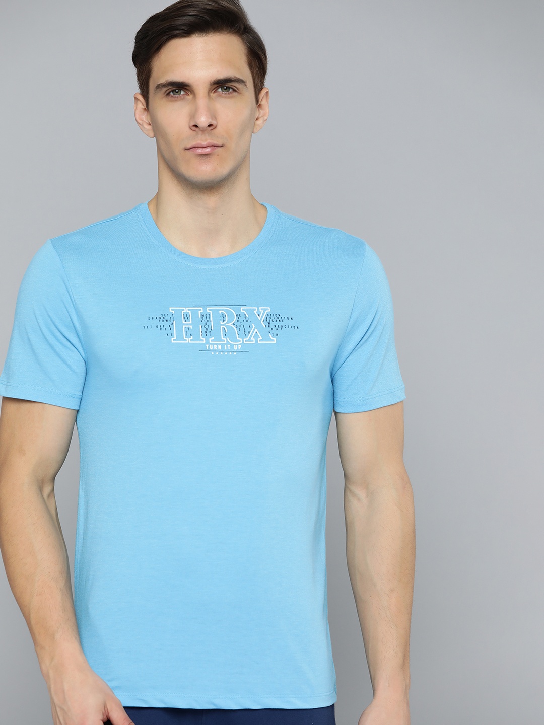 HRX By Hrithik Roshan Lifestyle Men Blue Mel Bio-Wash Brand Carrier Pure Cotton T-shirt
HRX By Hrithik Roshan Lifestyle Men Blue Mel Bio-Wash Brand Carrier Pure Cotton T-shirt