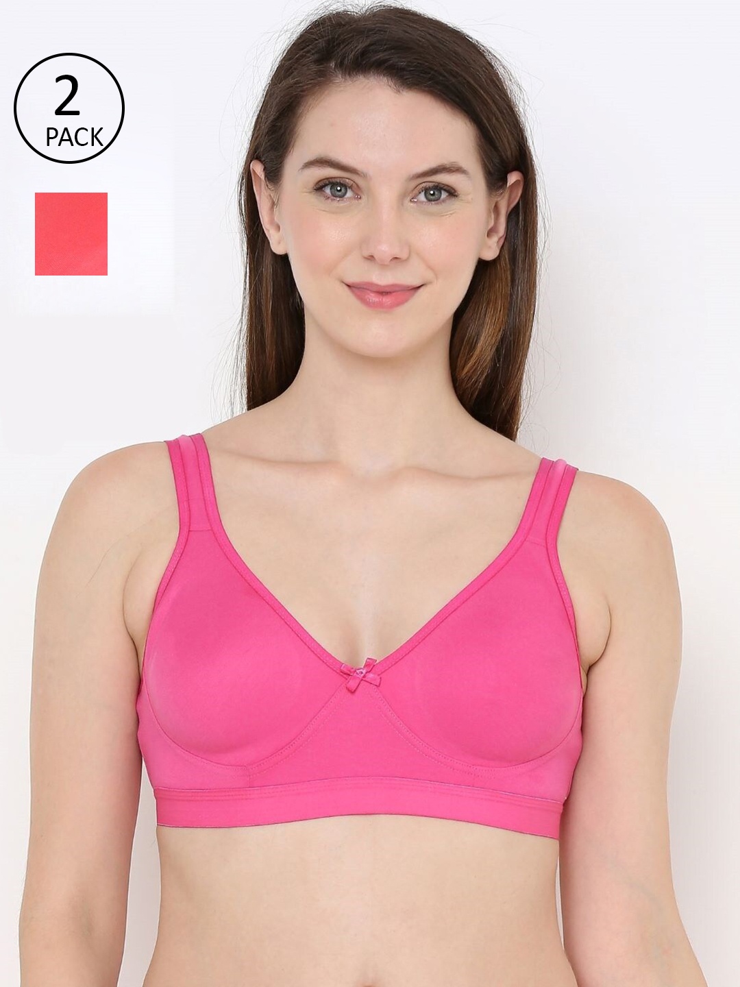 Berrys Intimatess Pink & Peach-Coloured Bra
