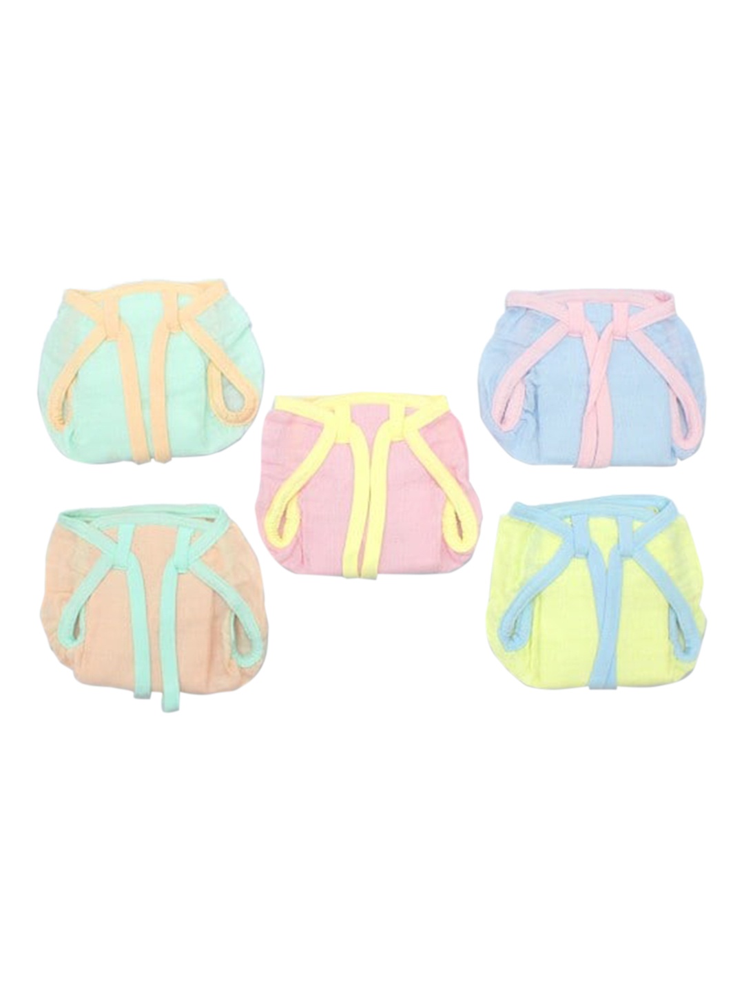 Born Babies Kids Multi-Coloured Pack Of 5 Baby Washable Reusable Cotton Diapers, Yellow
Born Babies Kids Multi-Coloured Pack Of 5 Baby Washable Reusable Cotton Diapers, Yellow