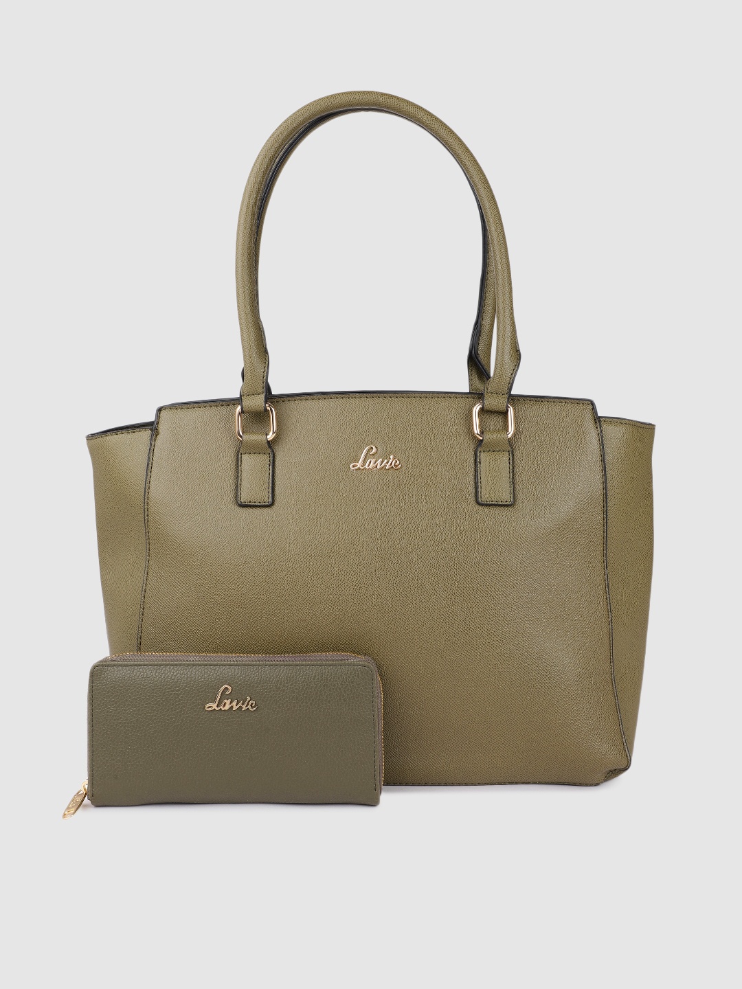 Lavie Kacy Olive Green Oversized Structured Laptop Shoulder Bag with a Zip Around Wallet
Lavie Kacy Olive Green Oversized Structured Laptop Shoulder Bag with a Zip Around Wallet