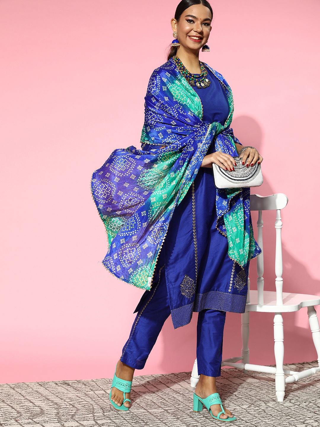Rang Gali Women Stylish Blue Dupatta